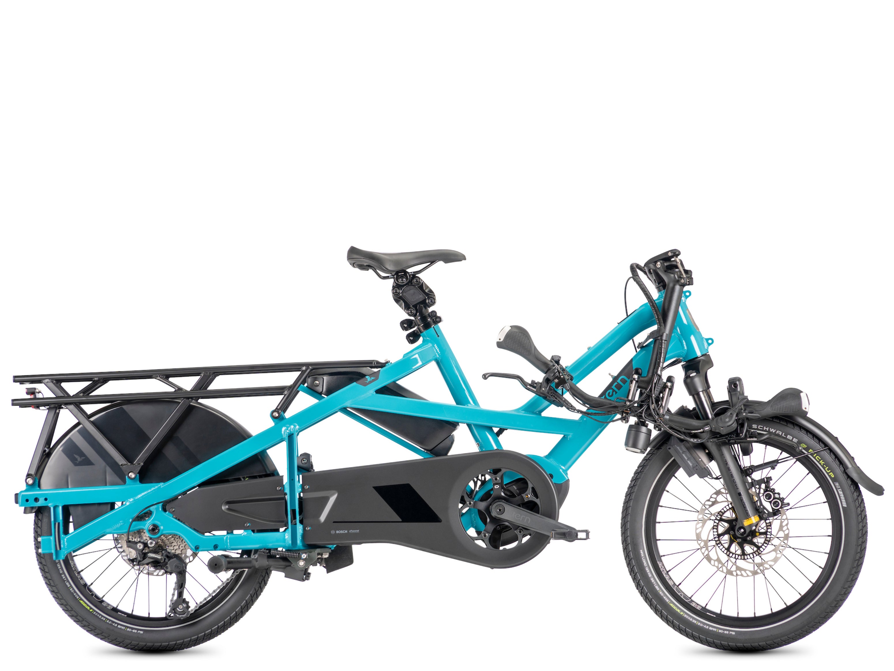 Tern GSD S10 Electric Cargo Bike - High-Capacity Urban Commuter for Families & Delivery - Perfect for School Runs, Groceries, and City Transport