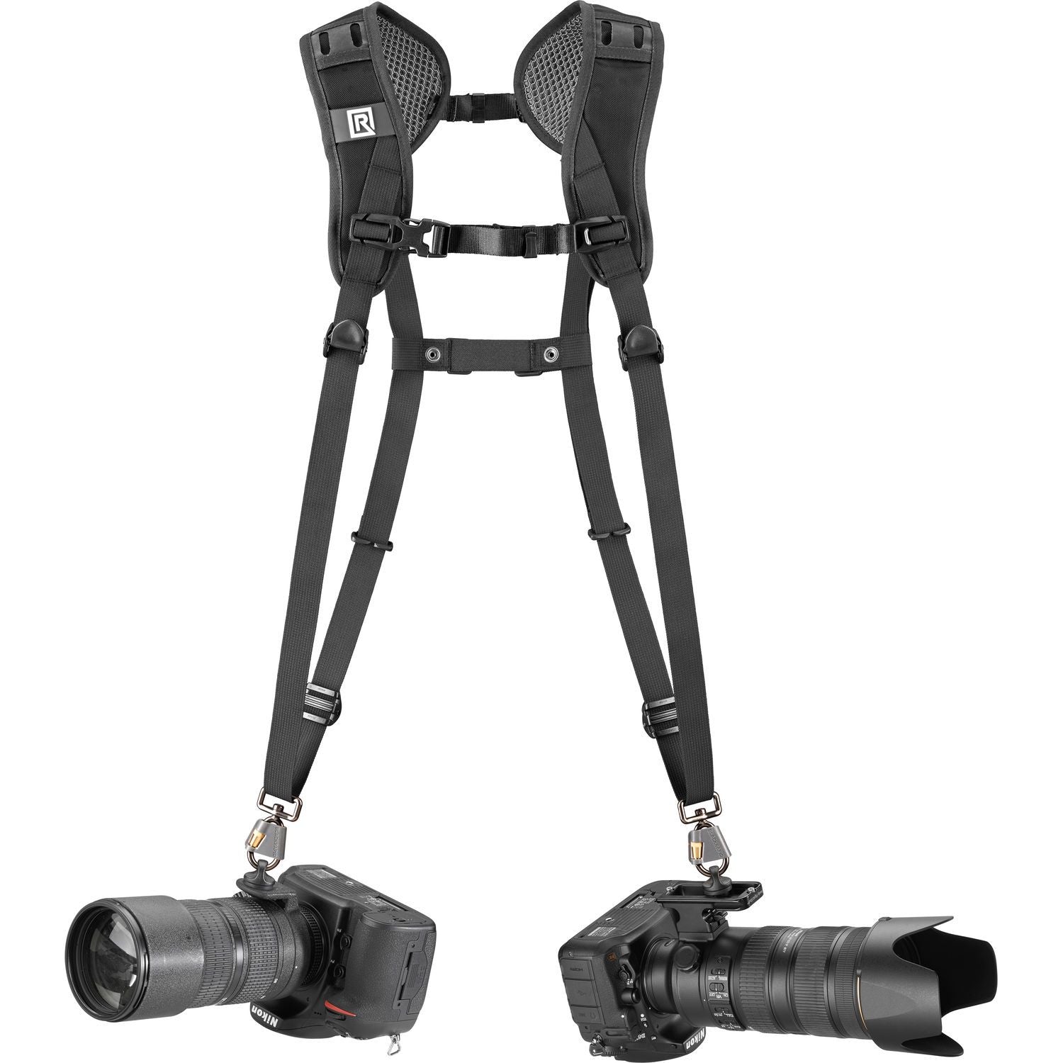 BlackRapid Double Breathe Camera Harness - Comfortable DSLR Strap for Photographers - Perfect for Wedding, Travel & Outdoor Photography