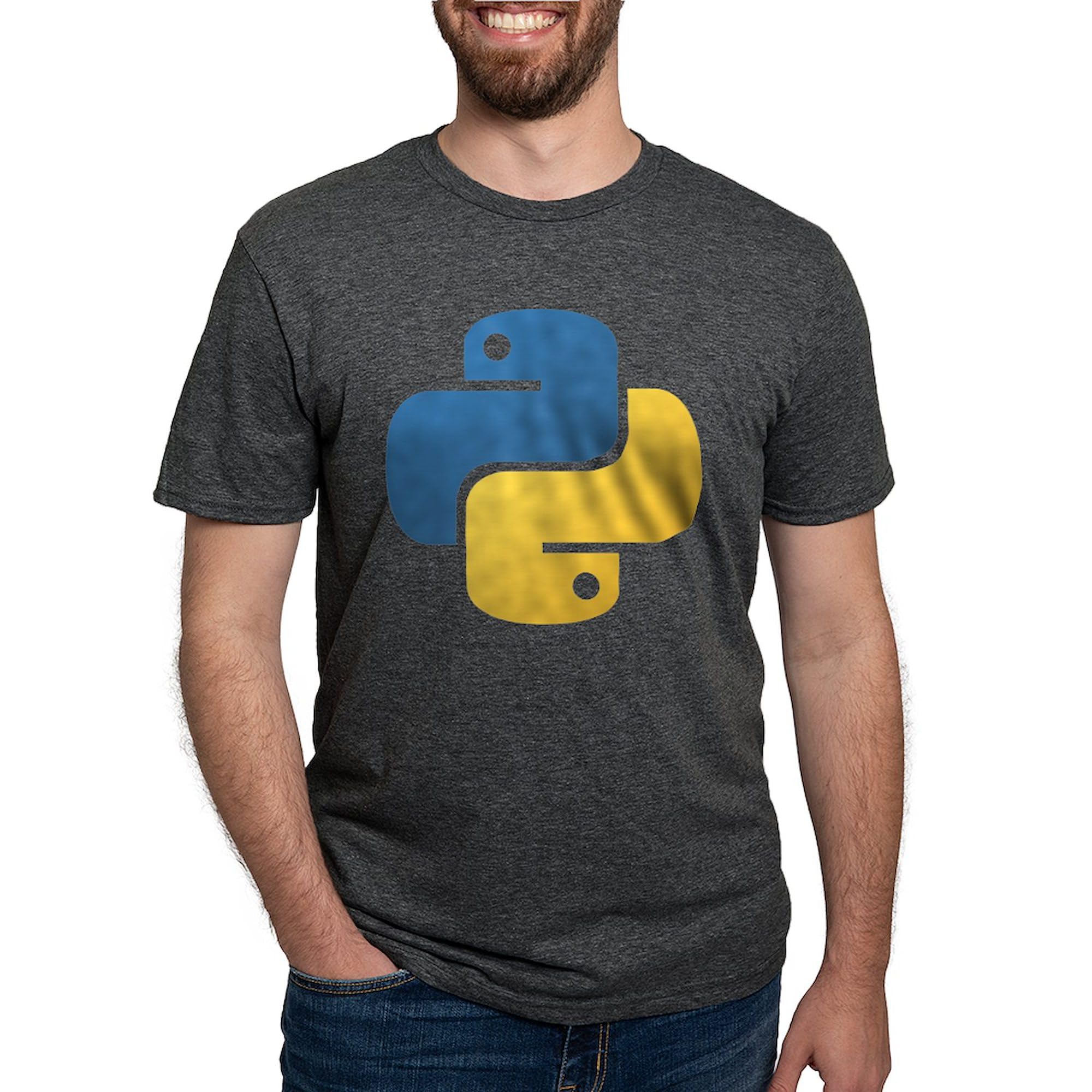 Python T-Shirt for Men | Premium Tri-Blend Comfort | Casual Wear & Coding Enthusiast Outfit