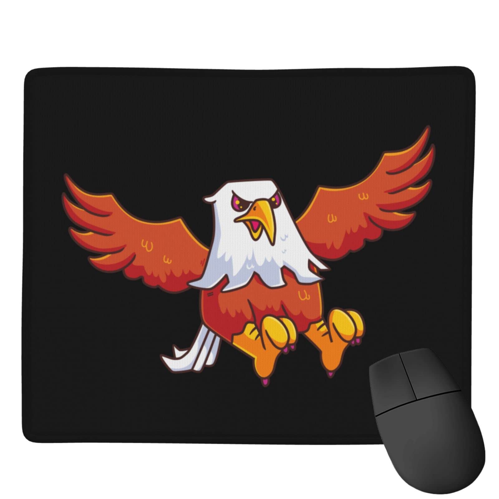 SIYTUAU Cute Eagle Hunting Pose Mouse Pad - Waterproof, Non-Slip Rubber Gaming Mouse Pad (7x9 inches) for Laptop, Office & PC Use - Perfect for Work, Gaming & Home Office Setup