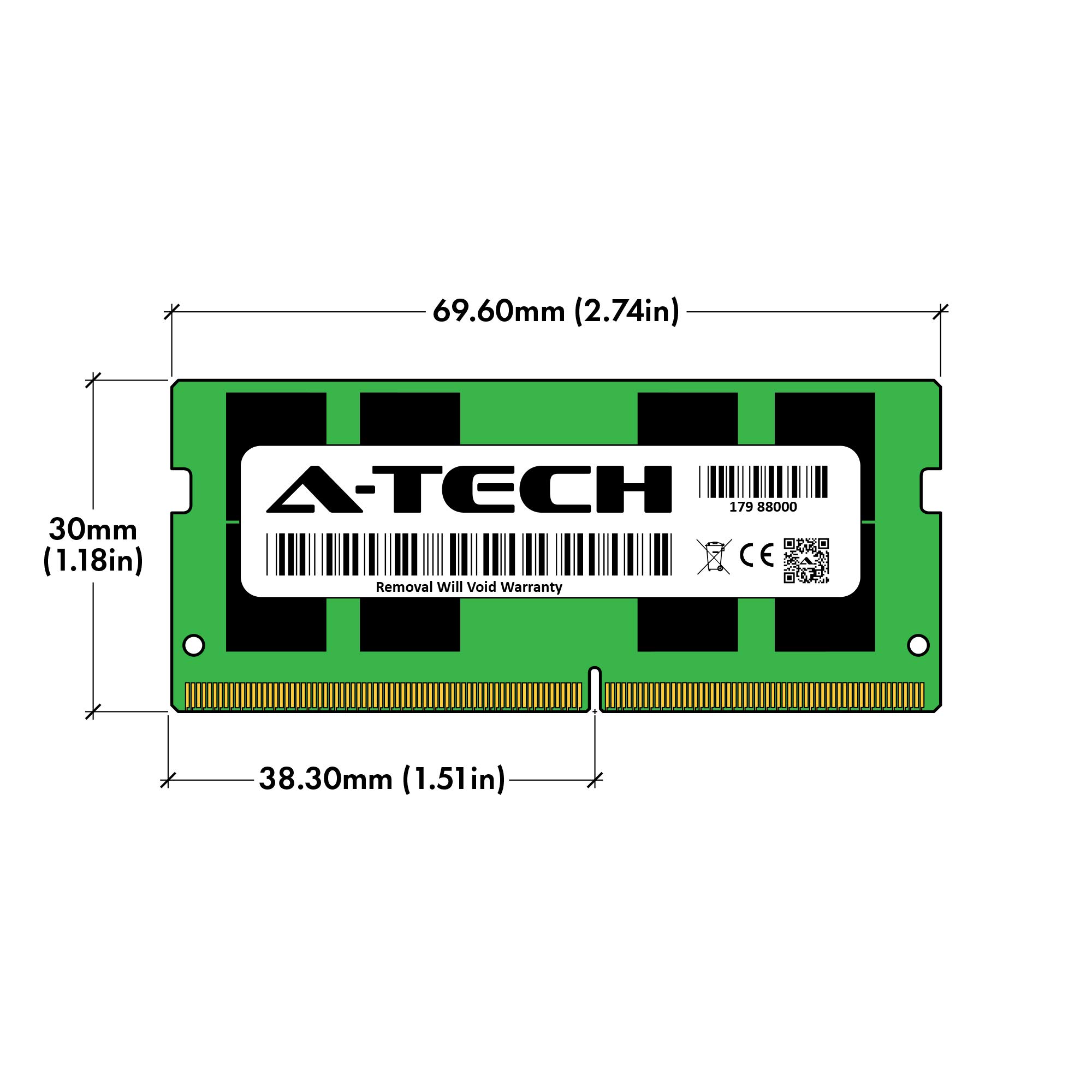 A-Tech 32GB DDR4 2666MHz (PC4-21300) SODIMM RAM Memory Upgrade for Dell Precision 3560 Laptop - Non-ECC Unbuffered 260-Pin Notebook Memory Module - Perfect for Graphic Design, Video Editing & Multitasking