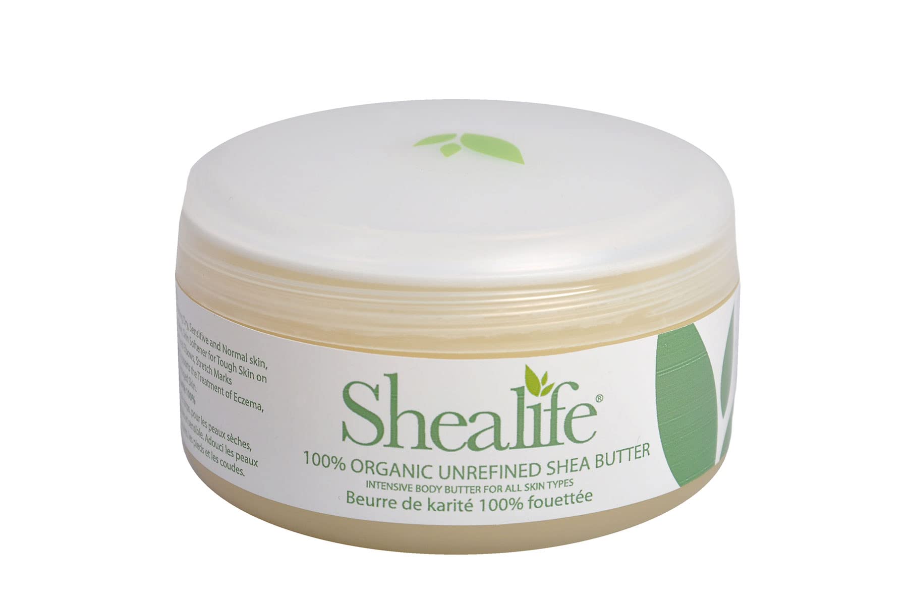150g Organic Unrefined Shea Butter for Dry & Sensitive Skin - Baby Safe Eczema & Psoriasis Treatment | Shea Life Skincare | Deep Moisturizer for Face, Body & Hair Care (5.29 oz)
