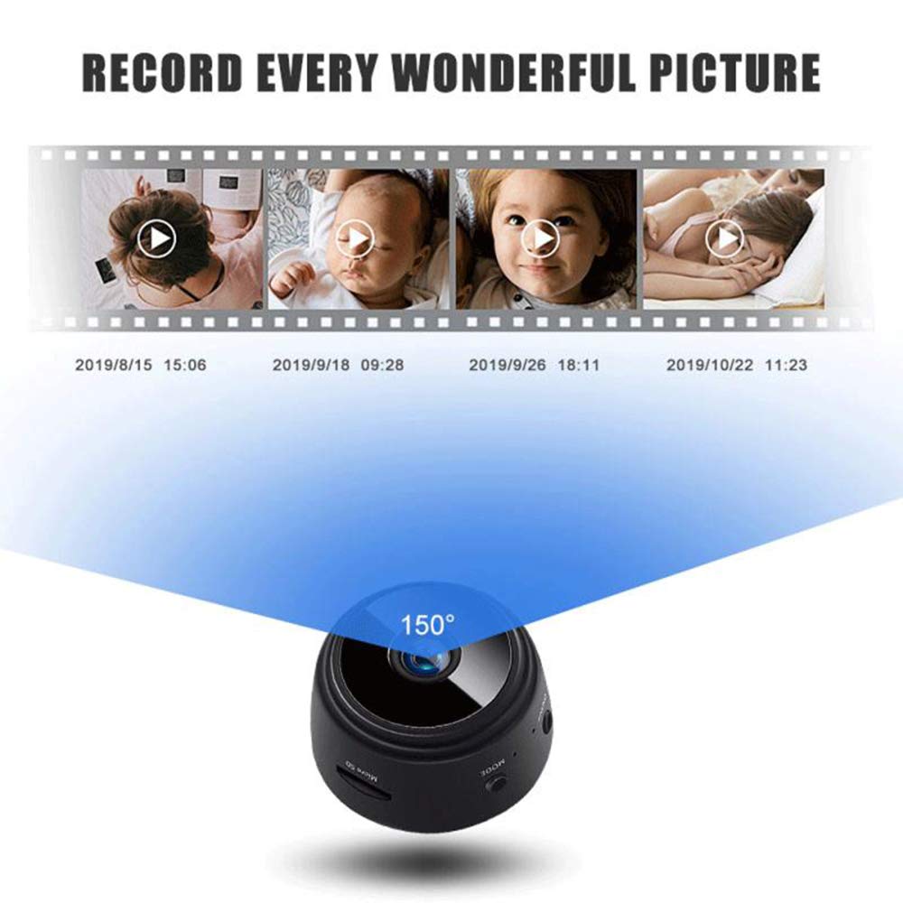TECHNOVIEW Full HD 1080p Wi-Fi Wireless Security Camera with Night Vision, Motion Detection & Audio - IP Camera for Home, Office & Outdoor Surveillance (Indoor/Outdoor Use)