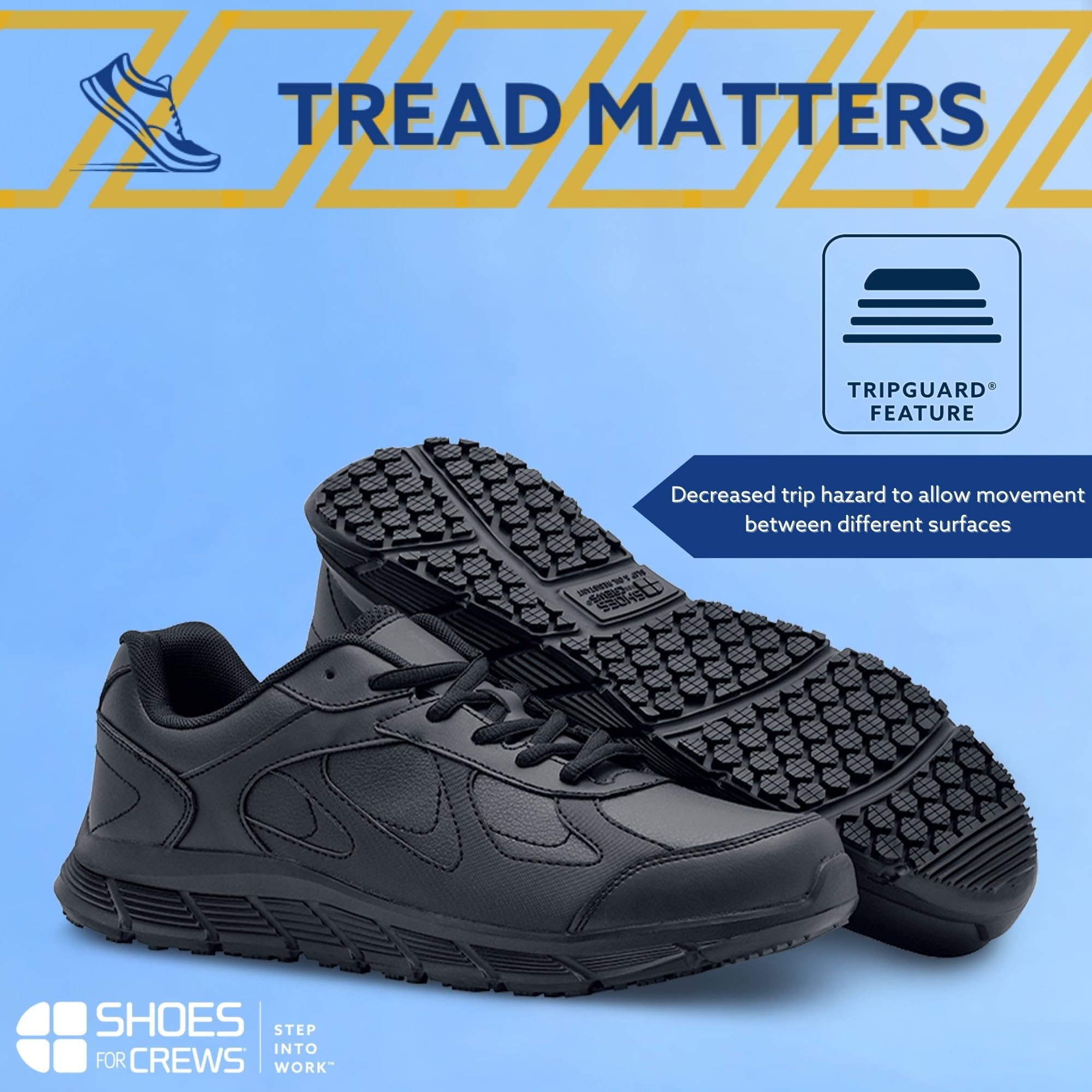 Slip Resistant Women's Work Shoes - Shoes for Crews Galley II Non-Skid Waterproof Safety Shoes for Restaurant, Kitchen & Healthcare Workers