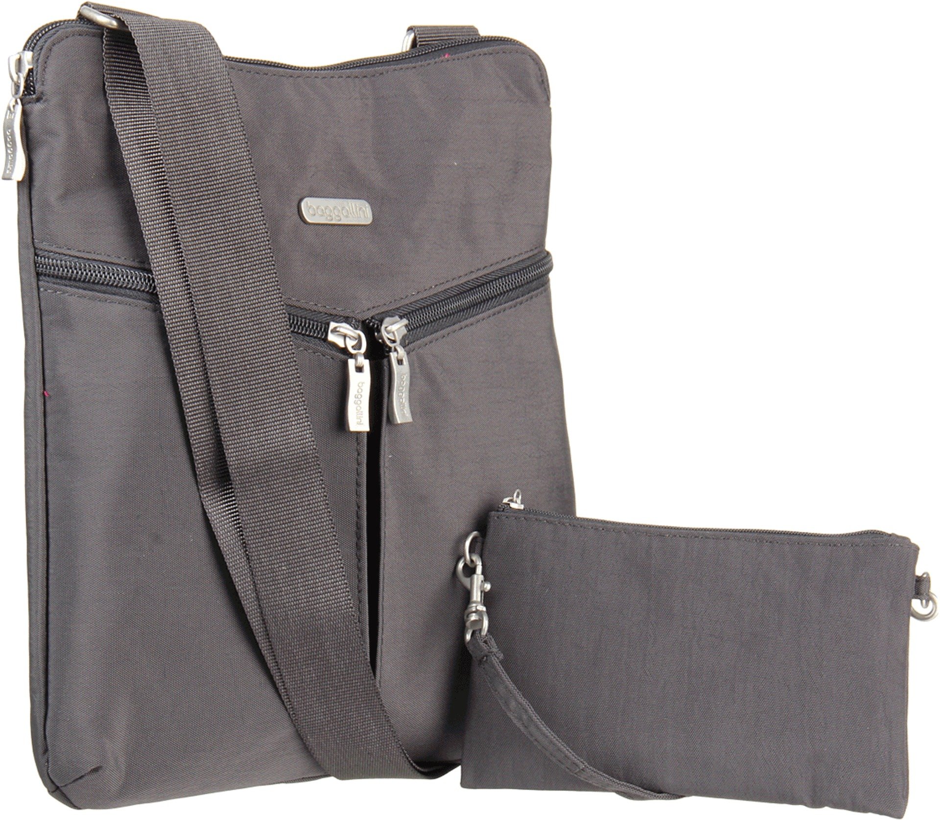Baggallini Horizon Crossbody Bag for Women - 10x10.5 Inch Lightweight Water-Resistant RFID Purse with Wristlet | Perfect for Travel, Work & Everyday Use