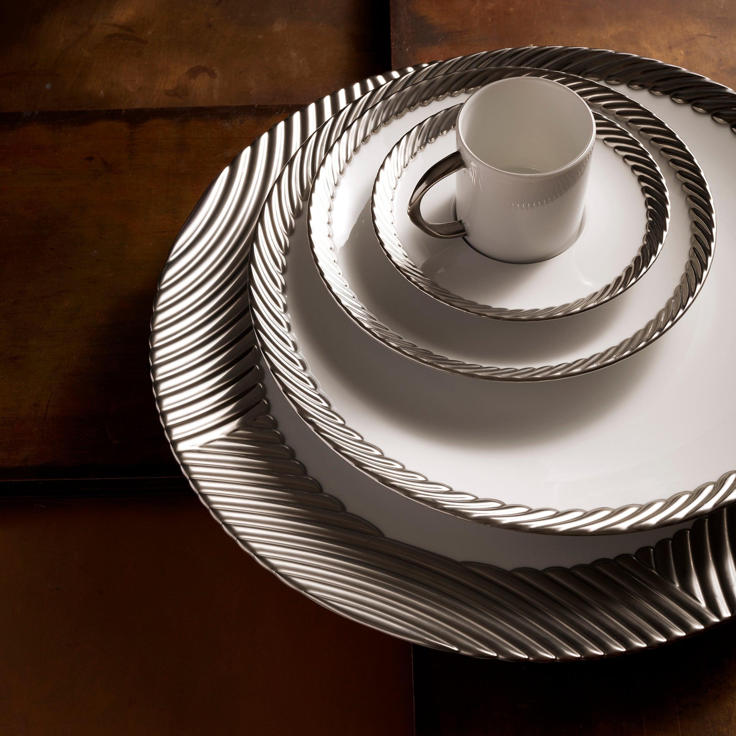 Premium Espresso Cup and Saucer Set - Porcelain Coffee Cups for Home, Office & Cafe - Elegant Espresso Drinkware for Italian Coffee Lovers