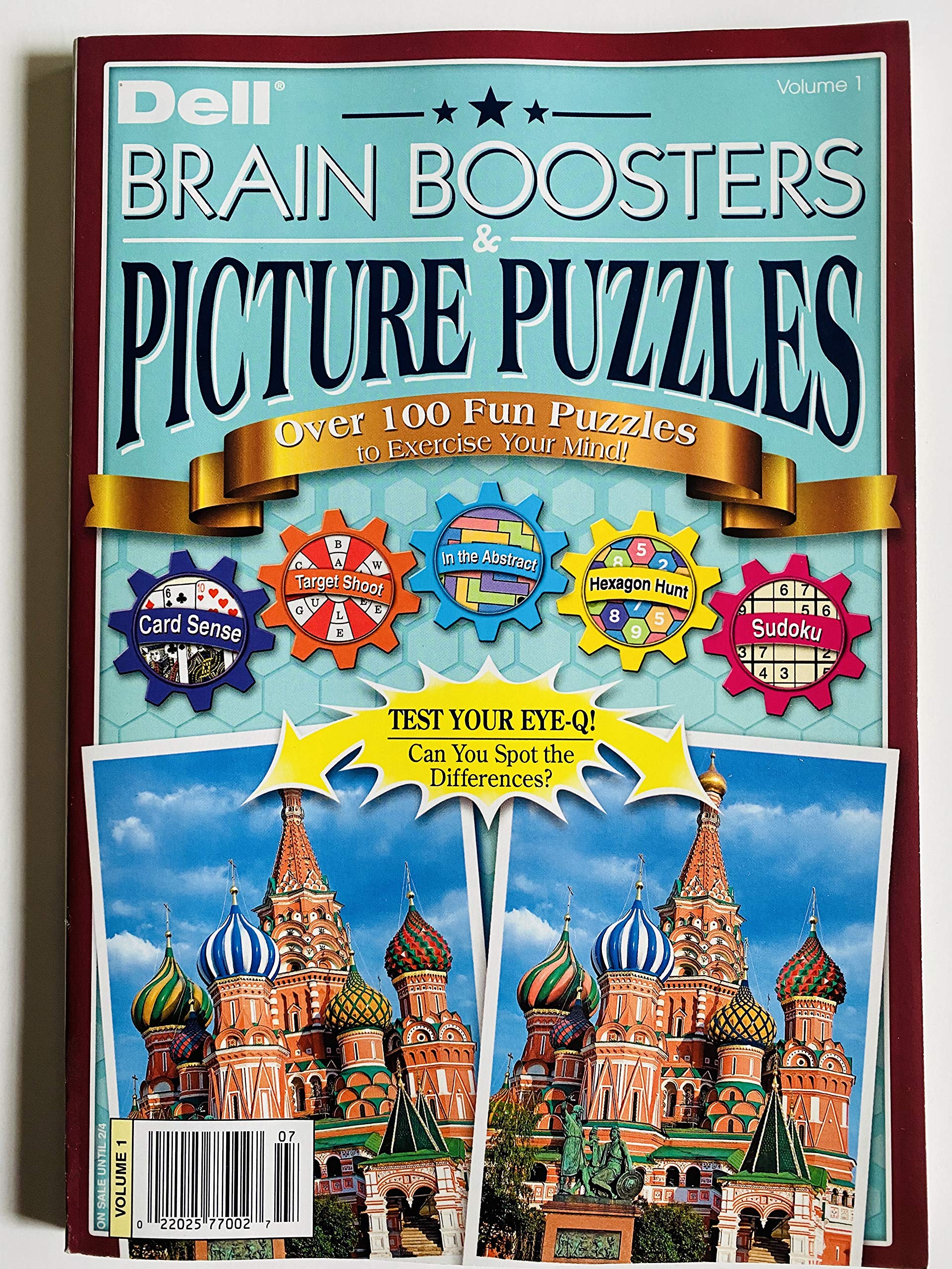 Penny Press Brain Boosters & Picture Puzzles Volume 1 - Fun Mind Games for Adults & Seniors - Perfect for Travel, Family Game Nights & Cognitive Exercise