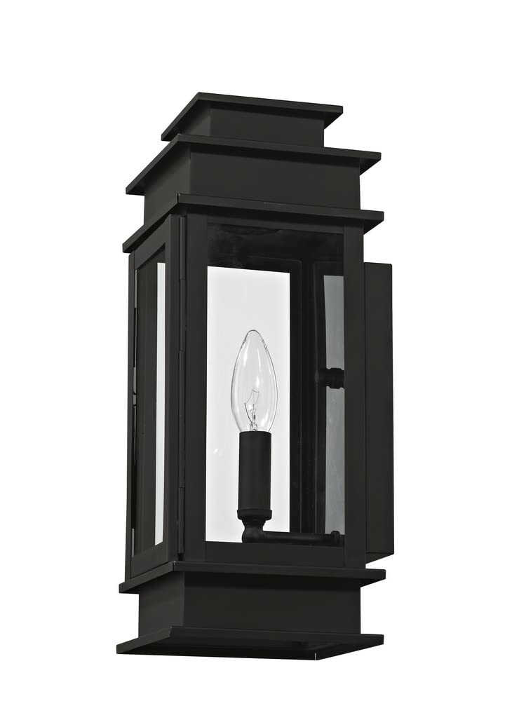 Livex Lighting Princeton Outdoor Wall Lantern - Bronze Finish, 14