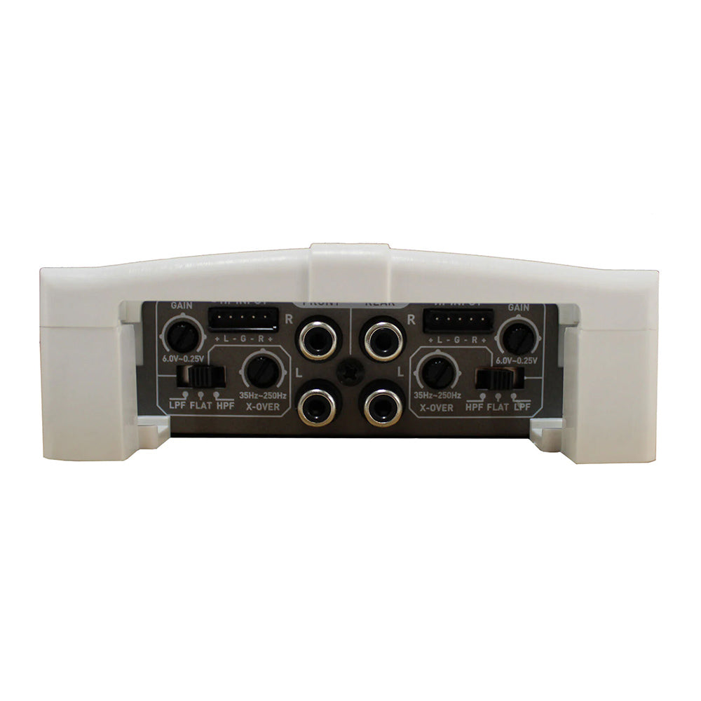 Power Acoustik MA4 3000D 4-Channel Marine Amplifier - 3000W Class D Compact Boat Audio System for Boats, Yachts & Watercrafts - Perfect for Marine Stereo Upgrades & Outdoor Water Adventures