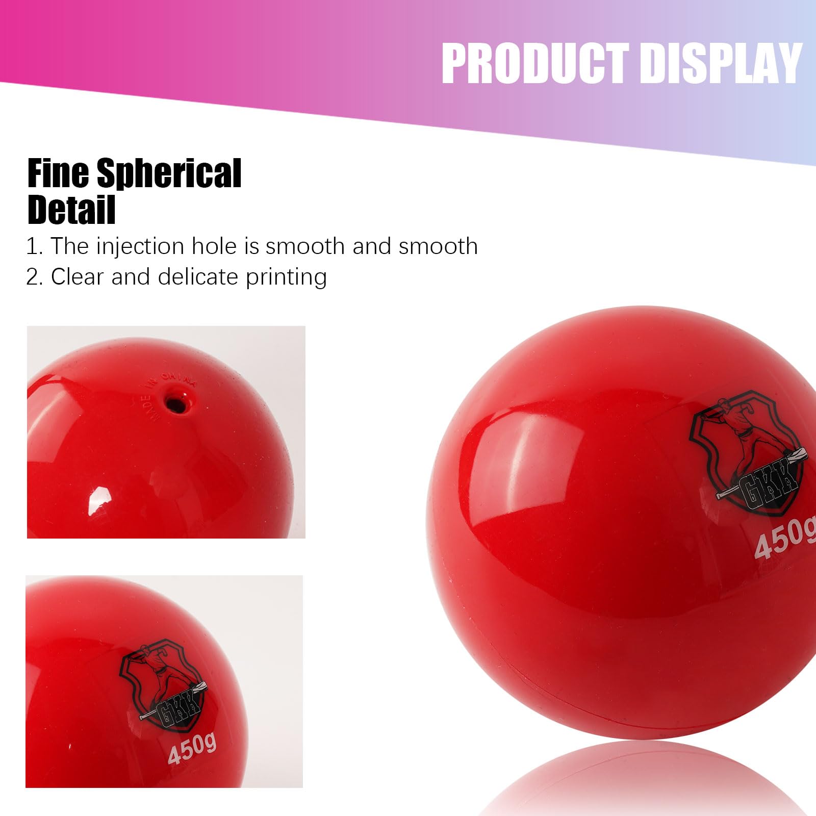 GKK 9 Inch Baseballs & Softballs for Kids & Youth – Perfect for Pitching, Throwing, Hitting Practice | Training Baseballs for Backyard, Batting Cage & Team Drills