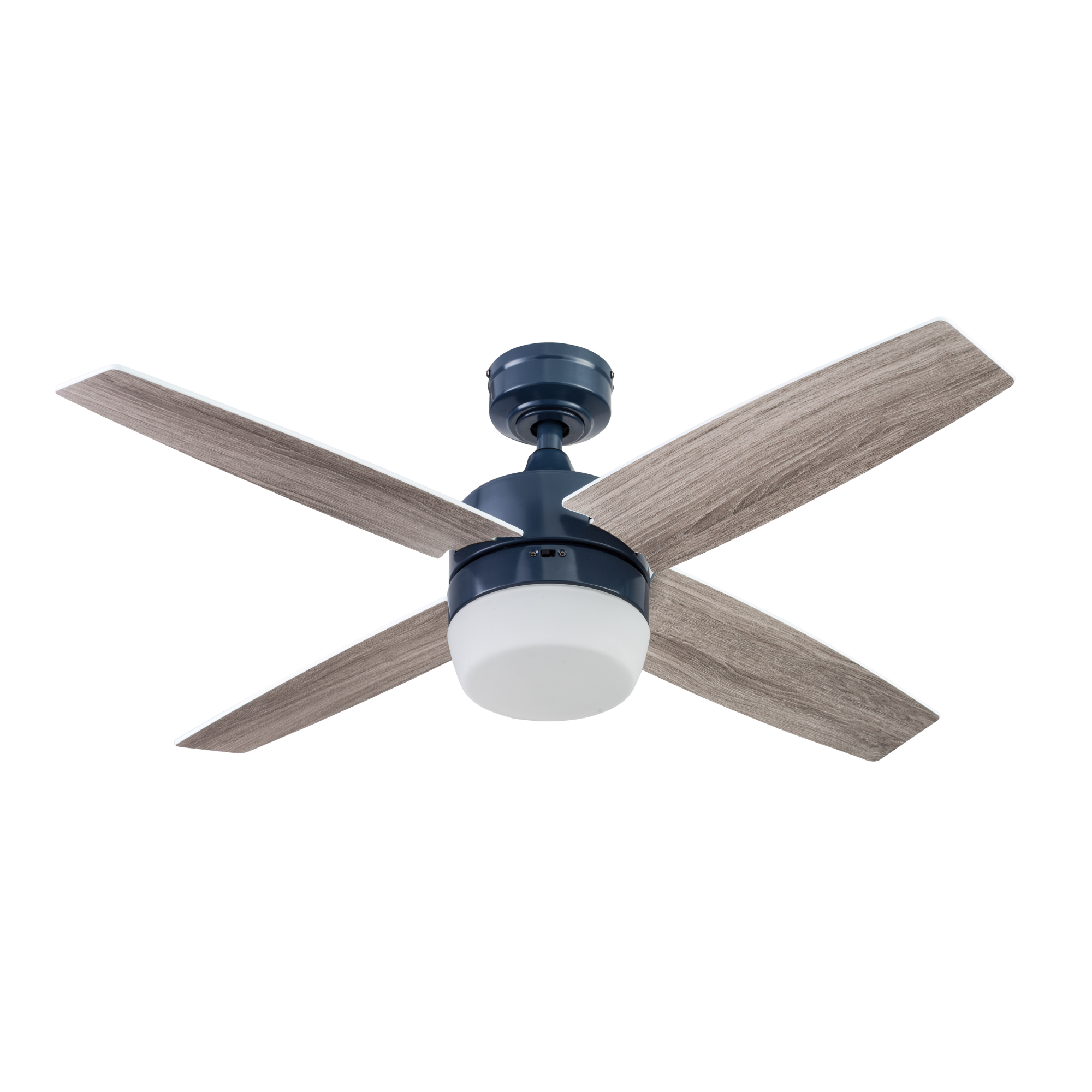 44 Inch Atlas Ceiling Fan with Remote Control in Sapphire Blue - Perfect for Living Room, Bedroom, and Outdoor Patio Cooling