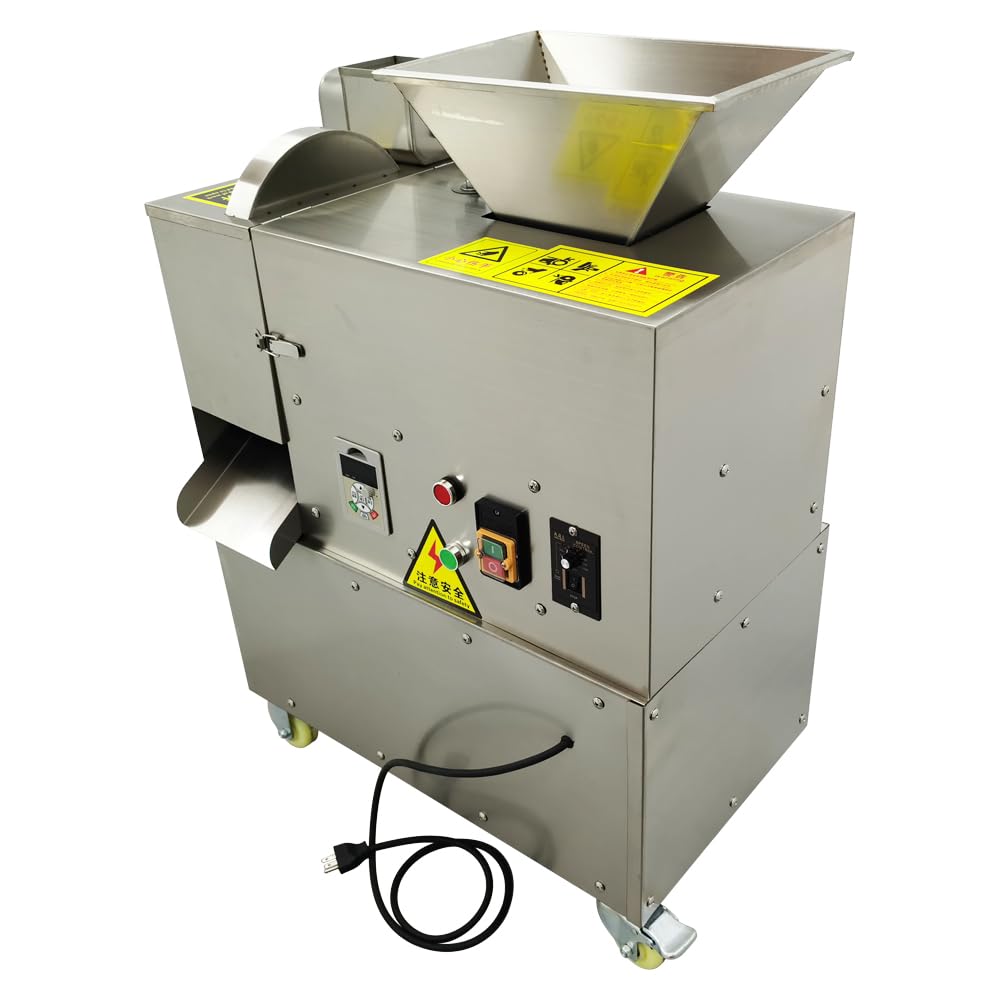 Commercial Electric Dough Divider Cutter Press Machine - 5-500g Automatic Pastry & Pizza Dough Press for Bakeries, Pizzerias (110V) - Perfect for Bulk Baking, Restaurant Prep & Food Production
