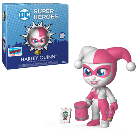 5 Star DC Pink Harley Quinn NYCC 2018 Exclusive Action Figure - Perfect for Comic Book Collectors, DC Fans & Pop Culture Enthusiasts