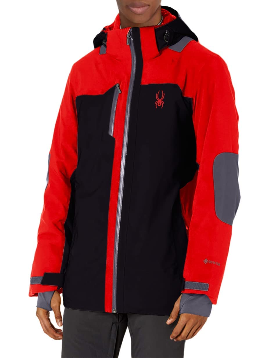 Spyder Men's Whistler GTX Waterproof Ski Jacket - Insulated Winter Snow Jacket for Men, Cold Weather Outdoor Activities, Skiing & Snowboarding Gear