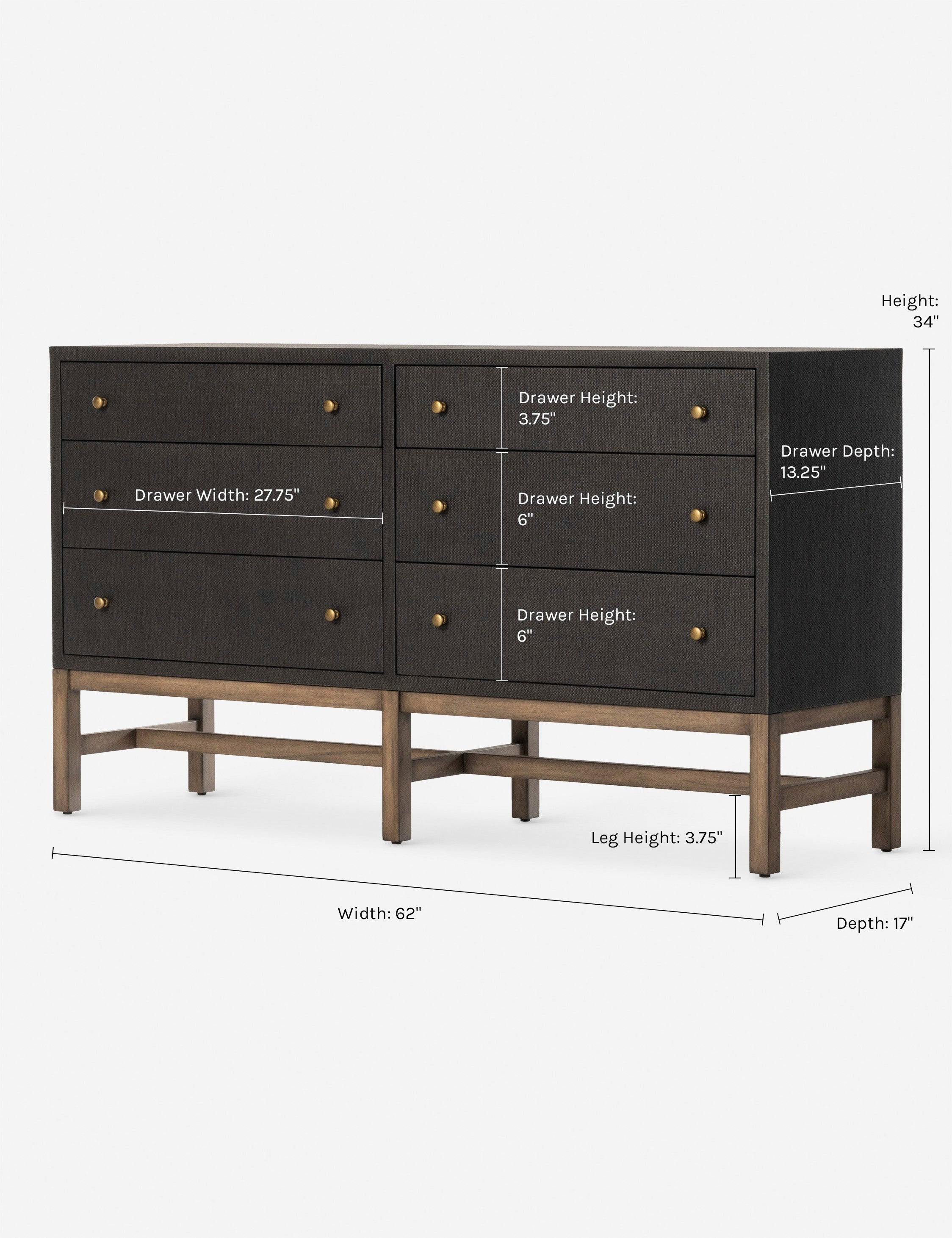 Darina Dresser - Modern 5-Drawer Wooden Dresser for Bedroom, Nursery & Closet Organization | Stylish Storage Solution for Clothes, Toys & Accessories