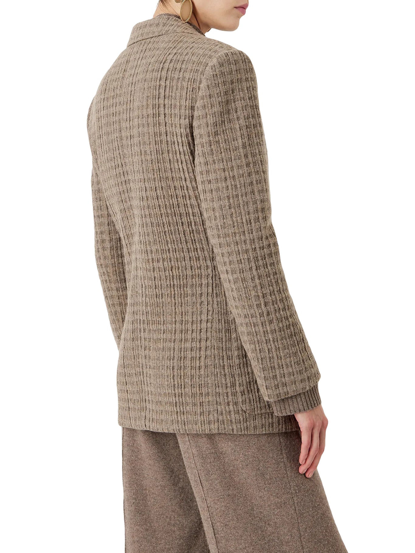 Luxury Double Breasted Cashmere Silk Blazer for Women | Elegant Formal & Business Attire | Perfect for Office, Meetings & Special Occasions