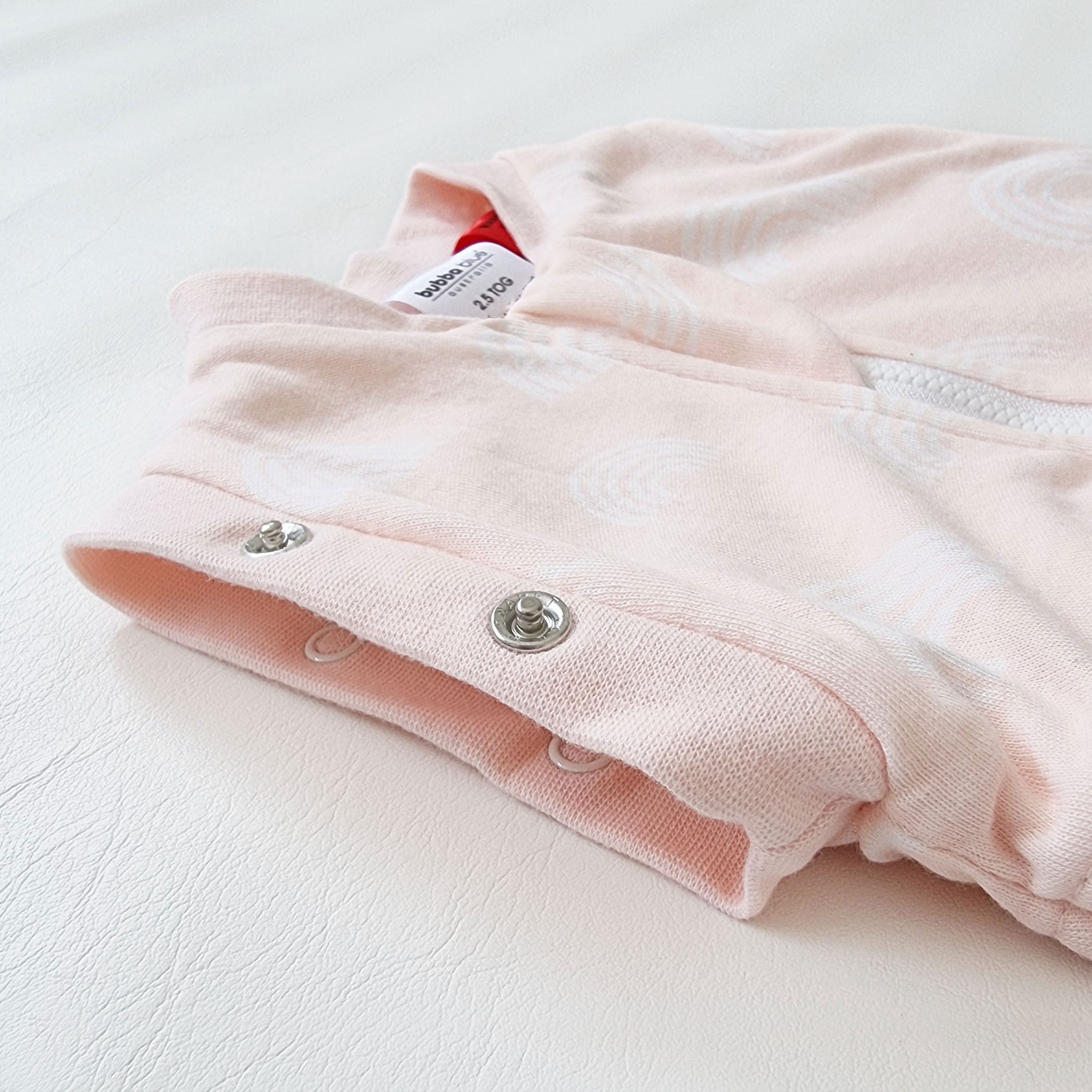 Nordic 2.5 TOG Baby Swaddle Sleep Sack & Sleepsuit Set - Soft Cotton Rose Pink for Newborn to 12 Months - Perfect for Nursery, Bedtime & Daytime Naps