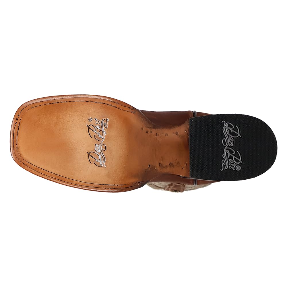 Dan Post Women's Clarabelle Cow Square Toe Casual Boots - Mid Calf, Low Heel (1-2