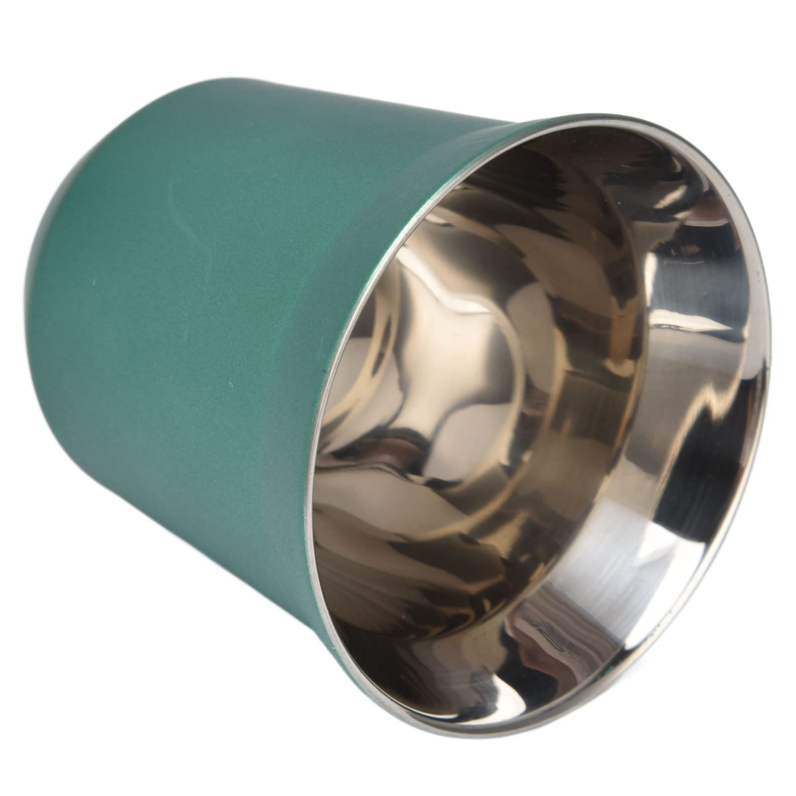 Premium Stainless Steel Double Wall Insulated Coffee Mug - Elegant Green, Heat & Cold Resistant, Portable Travel Tumbler for Outdoor, Camping, Office & Home Use