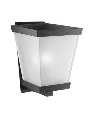 Kichler 9146 BK Urban Ice Collection 1-Light Black Exterior Wall Sconce - Outdoor Lighting for Porch, Patio, and Entryway