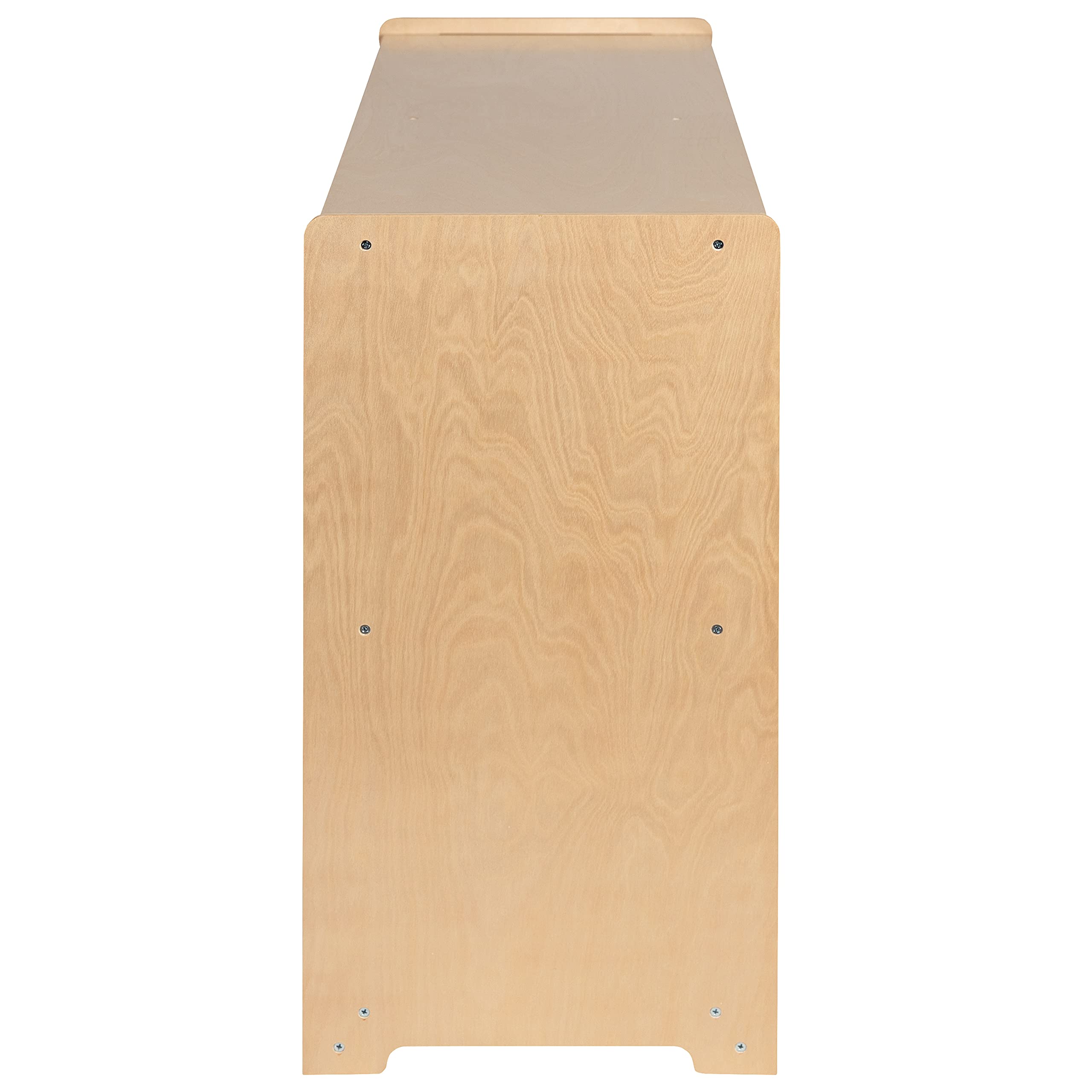 EMMA + OLIVER 5-Section Wooden Storage Cabinet for Classroom, Office, or Home - Organize Books, Supplies & Toys with Style