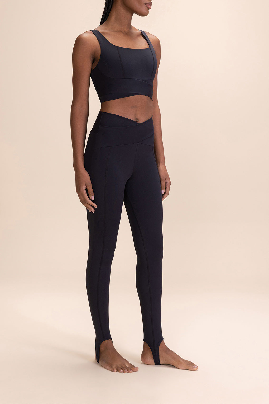 ByNature Stirrup Leggings - High Waist Yoga Pants for Women, Tummy Control Workout Leggings | Perfect for Yoga, Pilates, Gym & Everyday Wear
