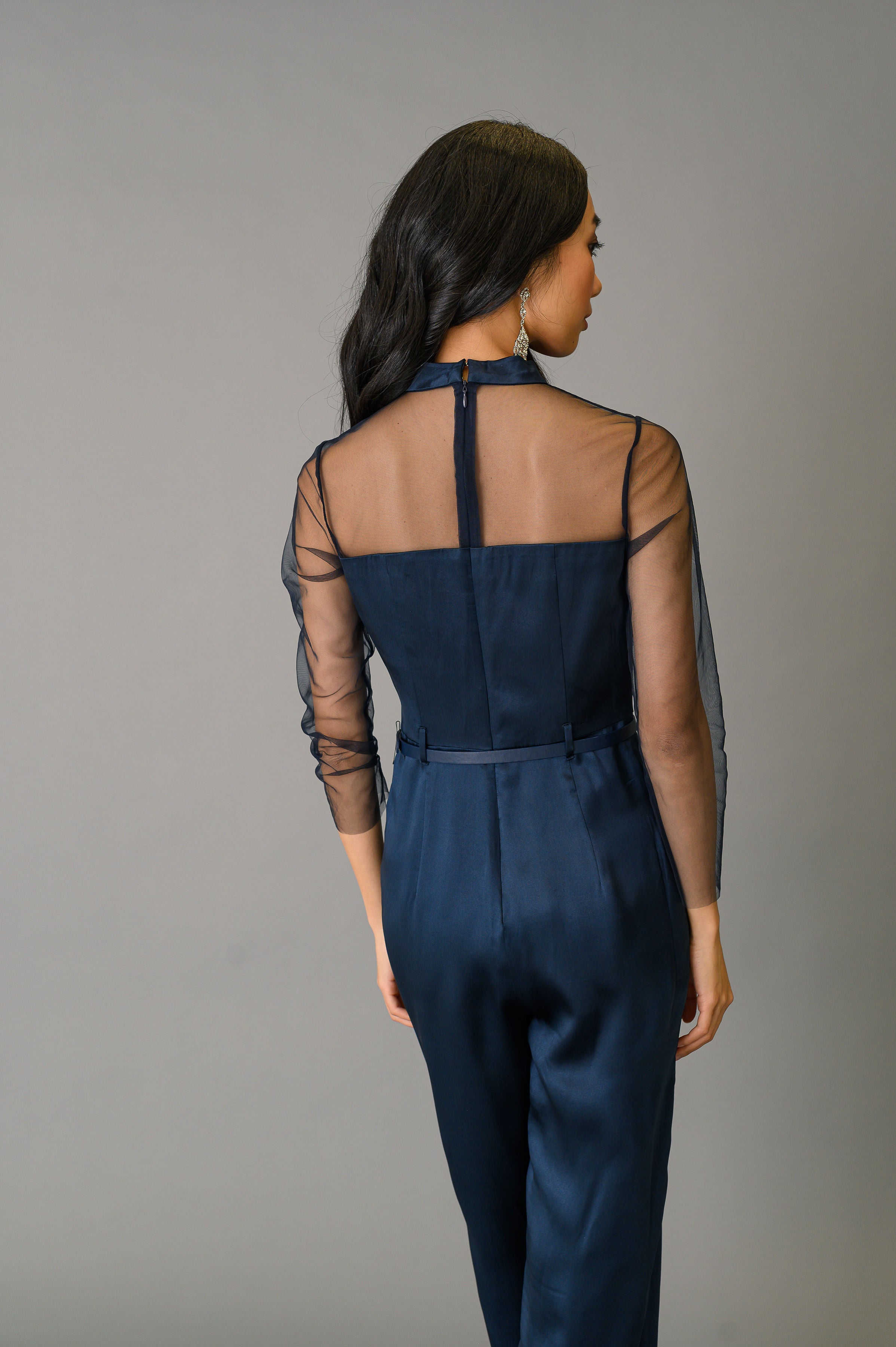 Luxury Double Silk Jumpsuit for Women - Elegant Sleeveless Romper Dress with Pockets | Perfect for Weddings, Parties & Summer Vacations
