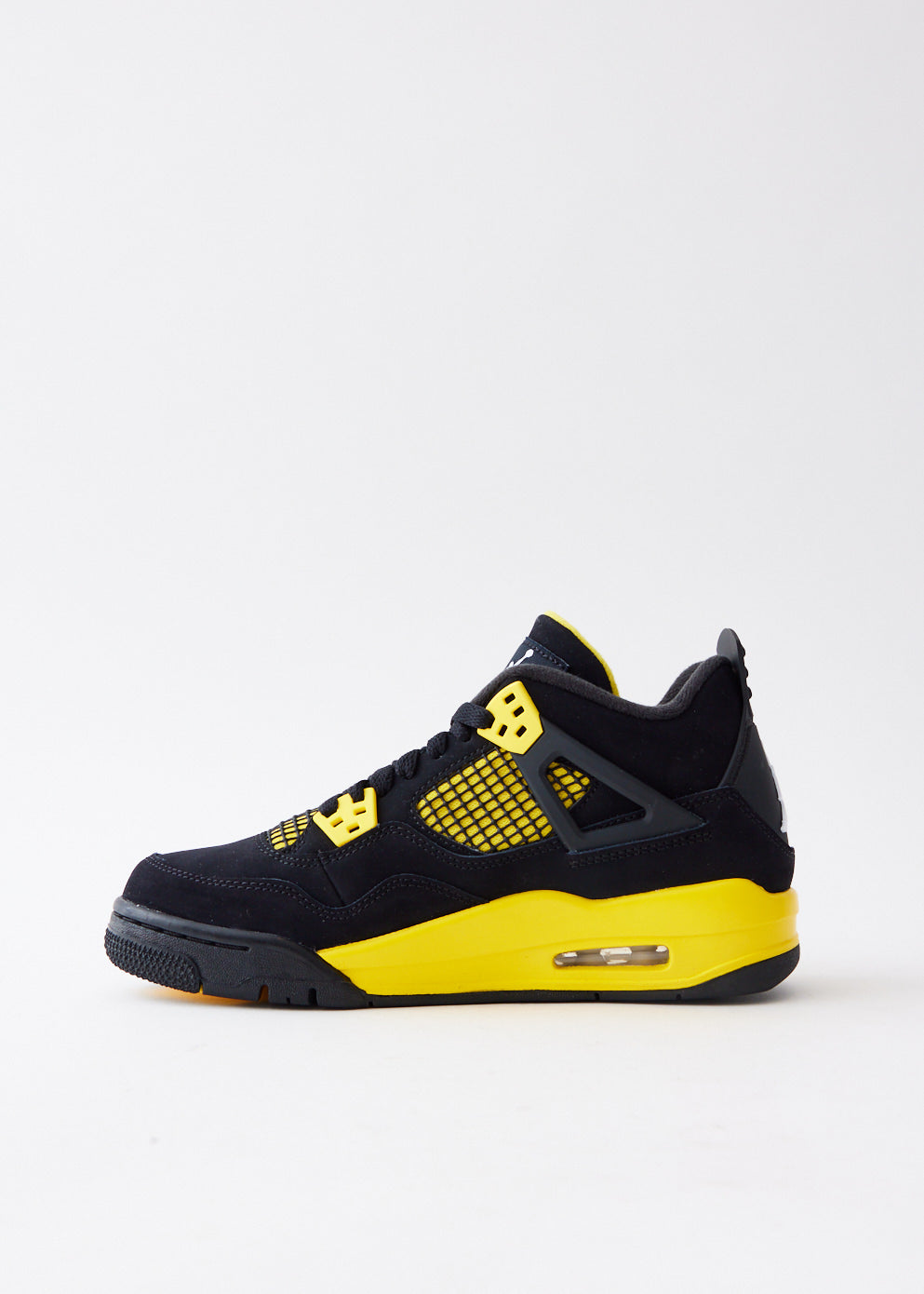 Air Jordan 4 Retro 'Thunder' Sneakers for Girls - Authentic Basketball Shoes for Sports & Streetwear Fashion | Perfect for School, Gym, and Casual Outfits