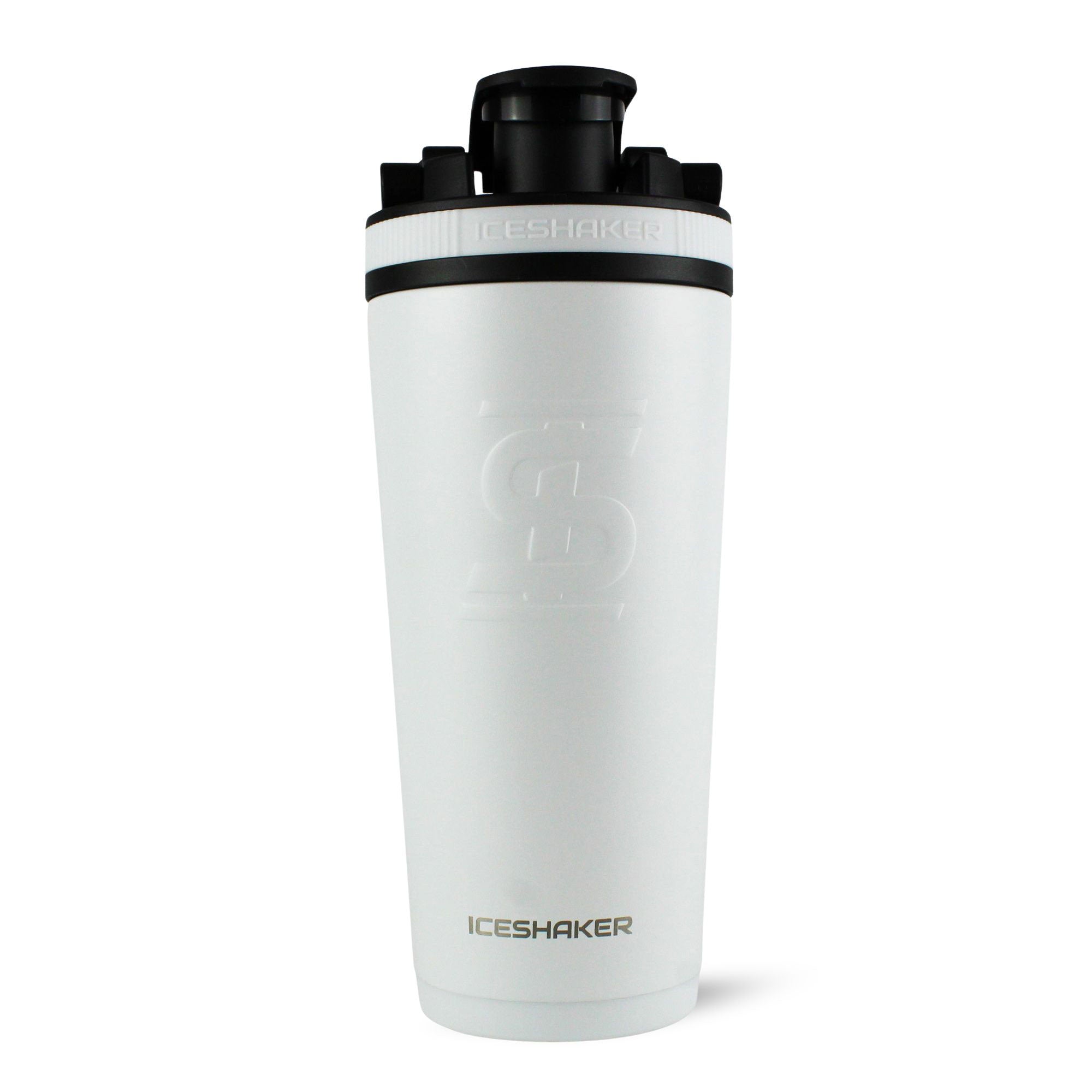 Official NBA 2024 Finals Boston Celtics Champions 26oz Stainless Steel Ice Shaker Cup - White | Perfect for Gym, Workouts, Sports Games & Outdoor Activities