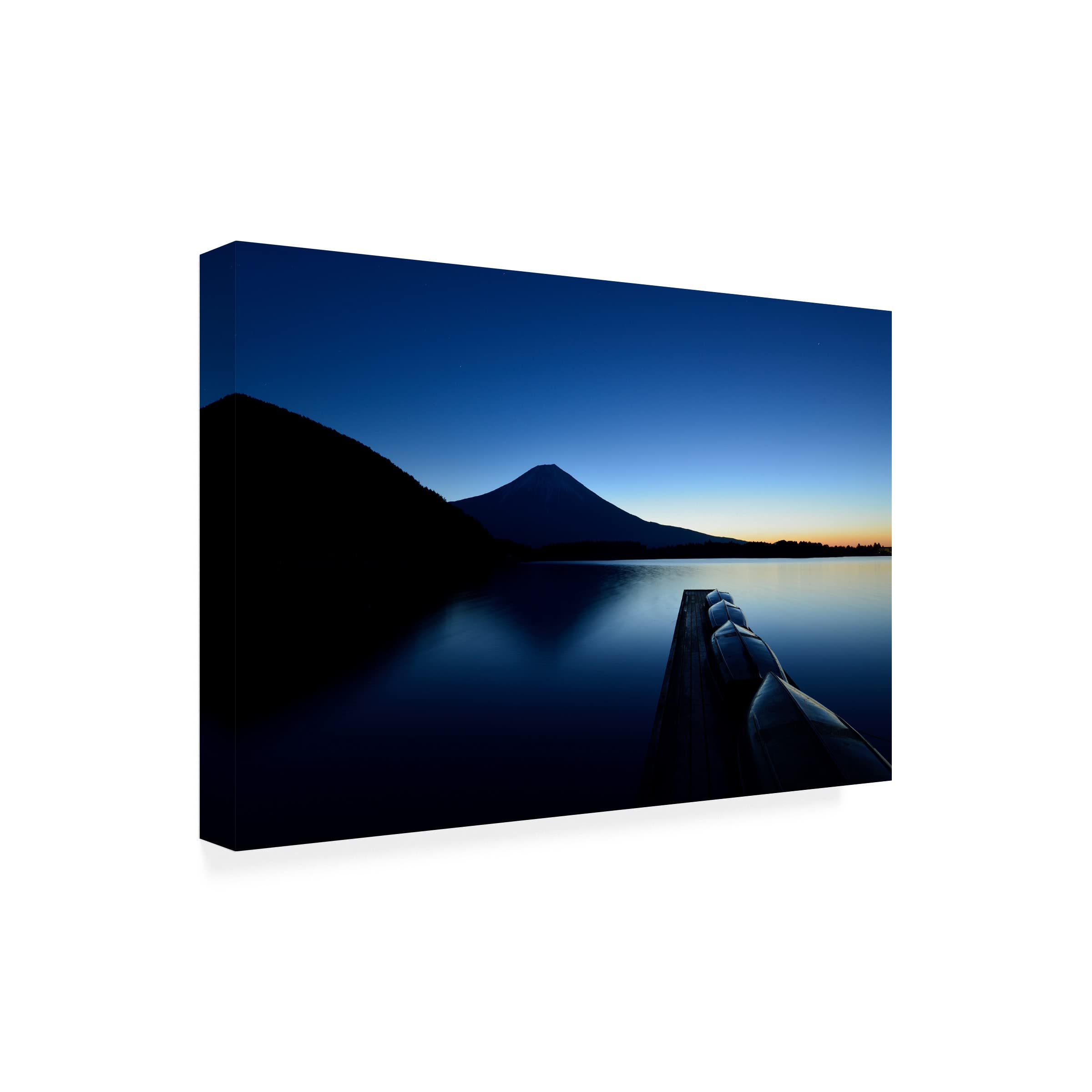 Trademark Fine Art 'Silence' by Manabu Isei - Stretched Canvas Wall Art for Living Room, Bedroom & Office Decor