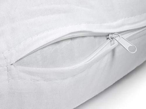 Premium 28x28 Inch Euro Pillow Shams Set of 2 - 100% Egyptian Cotton 800 Thread Count with Zipper Closure in Hot Pink | Luxury Bedding for Master Bedroom, Sofa Decor & Guest Room Essentials