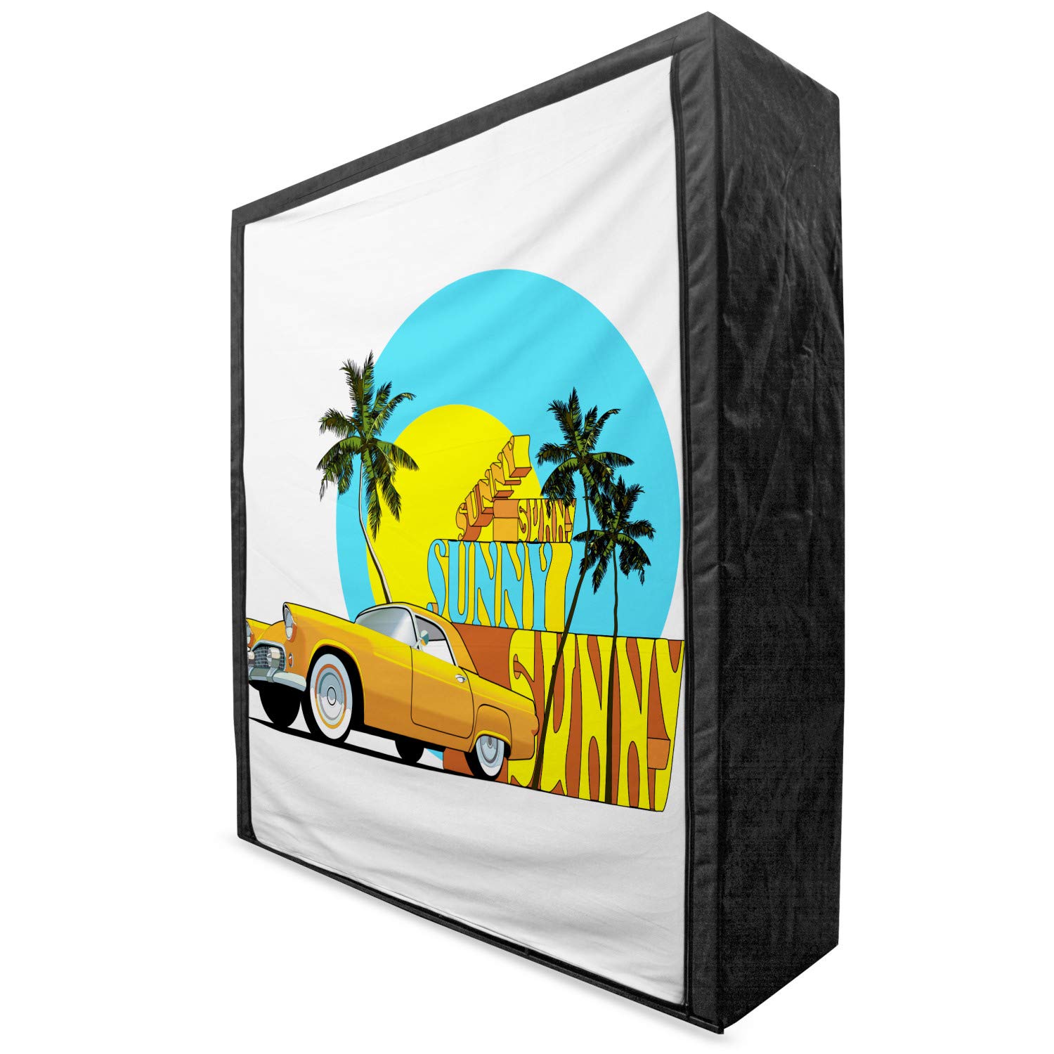 **Ambesonne Vintage Car Fabric Wardrobe - 59