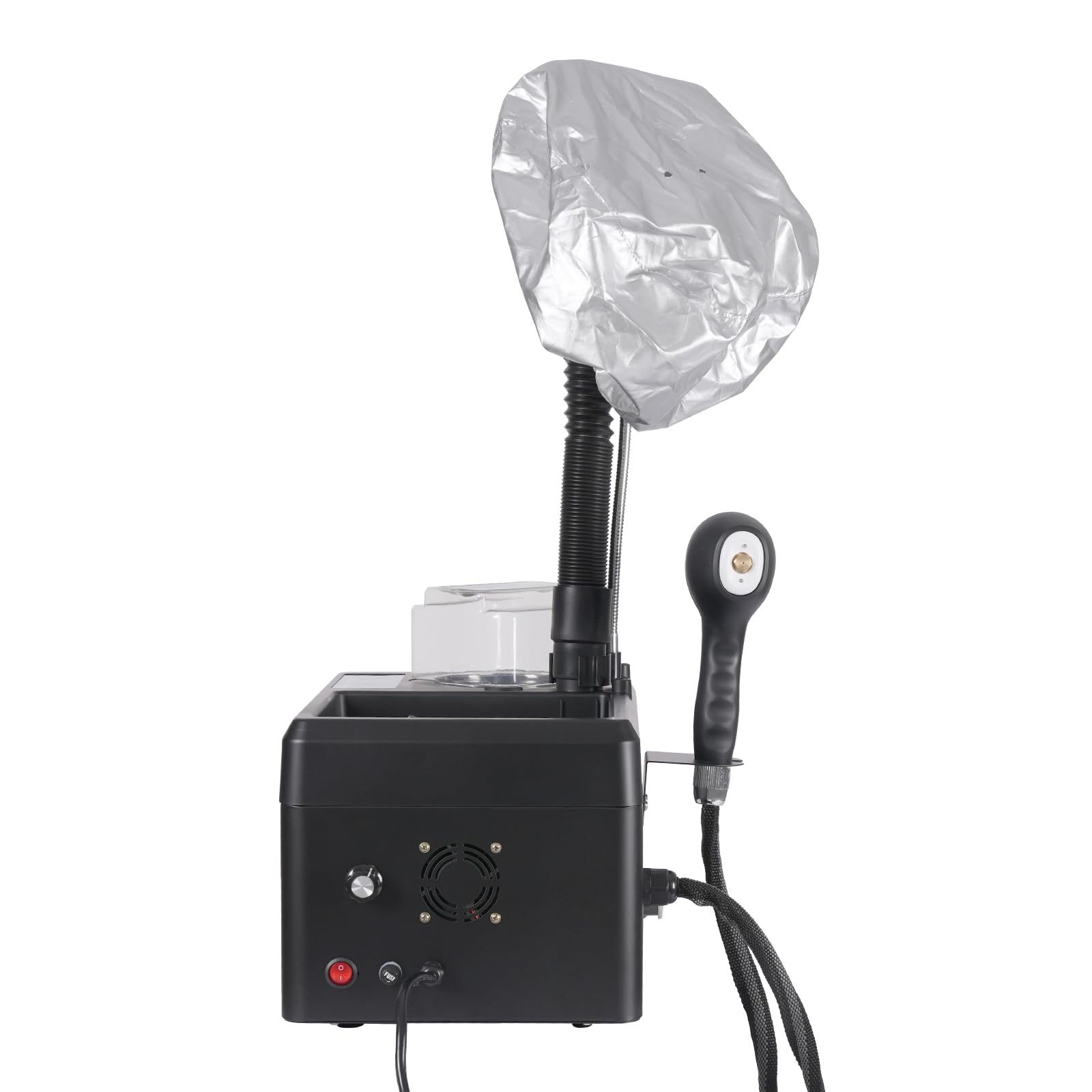 Professional Nano Steam Hair Steamer for Salon & Home Use - High Frequency Portable Ozone Micro Mist Hair Steamer with Steam Cap | Deep Conditioning Treatment for Dry, Damaged Hair | Perfect for Salons, Home Hair Care & DIY Treatments