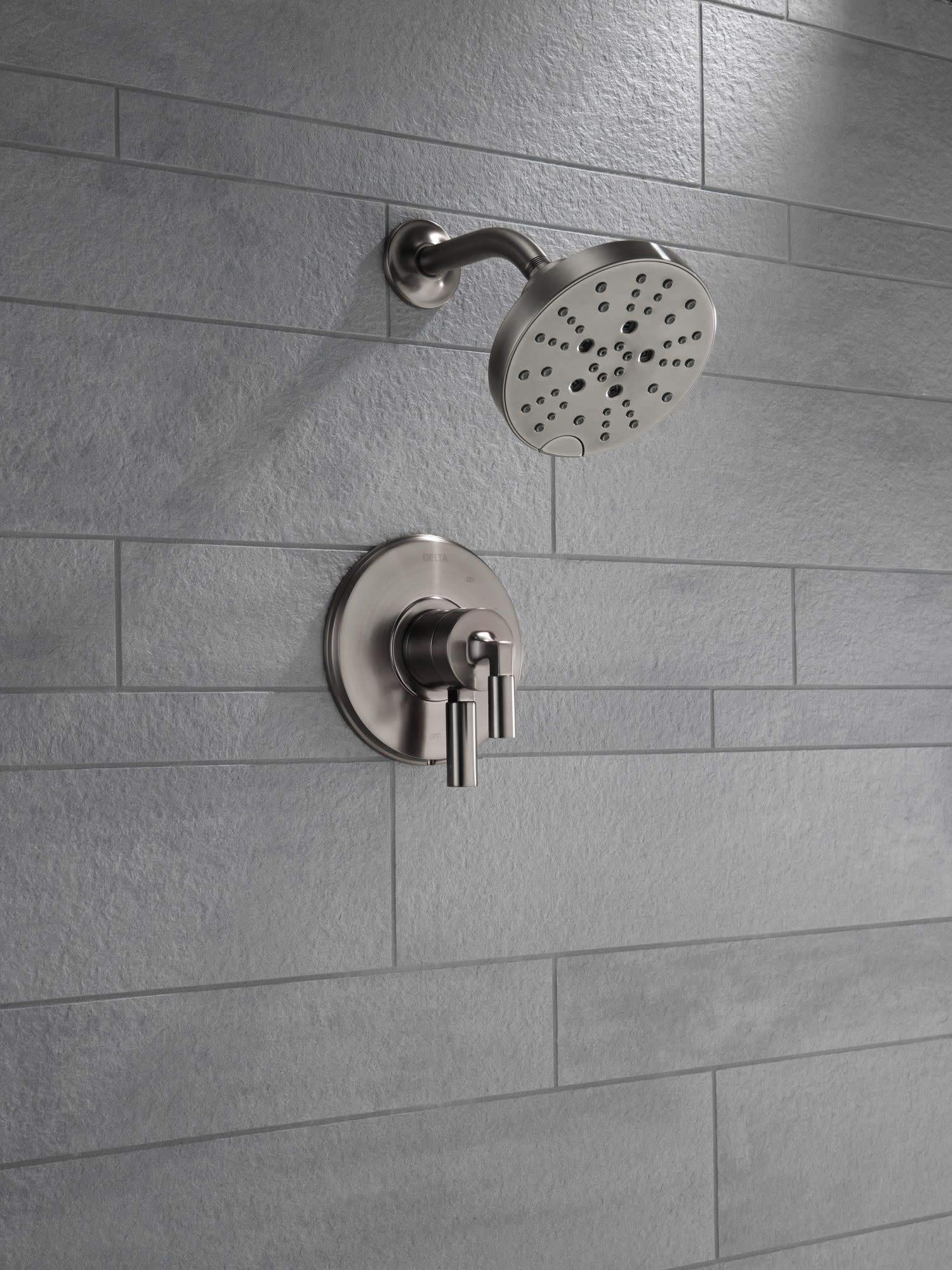 Delta T17248 Shower Only Faucet - Chrome Finish, Single Handle, Water-Saving Design for Bathroom & Shower Renovation - Perfect for Modern Homes & Apartments