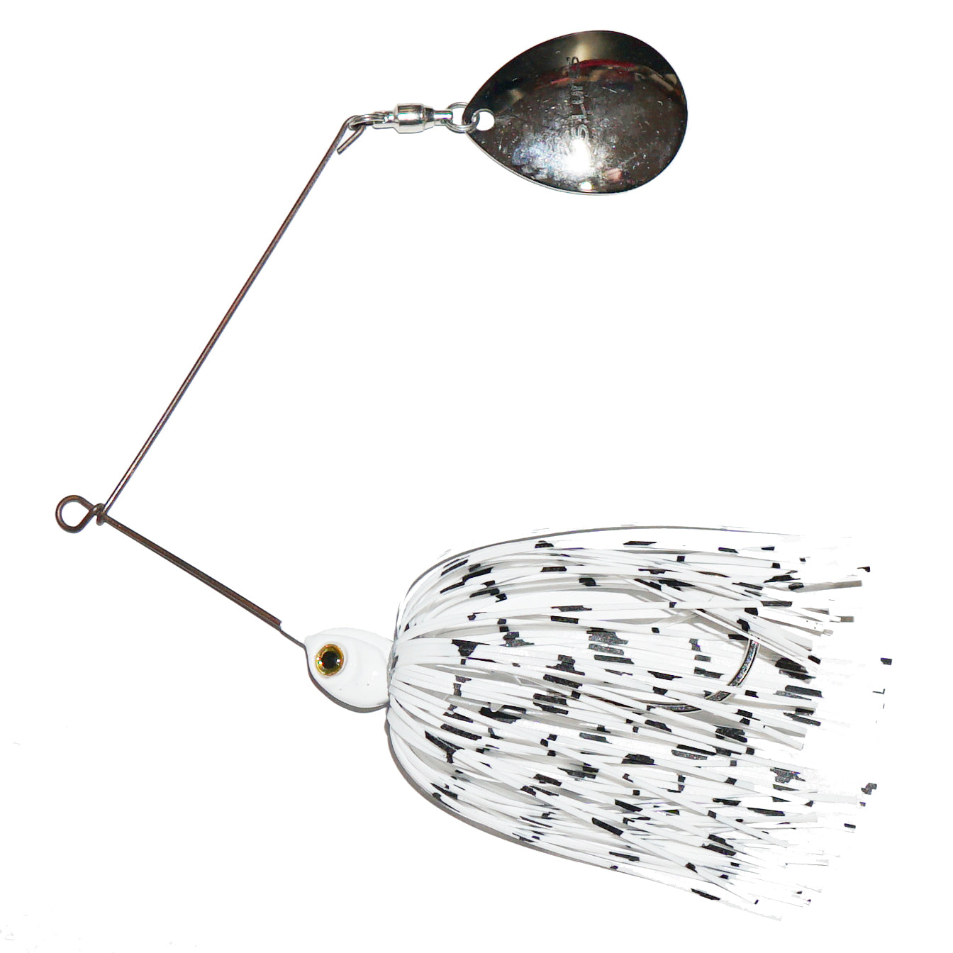 C.S. Lures 1/4oz Spinnerbait Fishing Lure - Bass Fishing Bait with Spinner Blade for Freshwater & Saltwater - Perfect for Casting, Trolling, and Shore Fishing