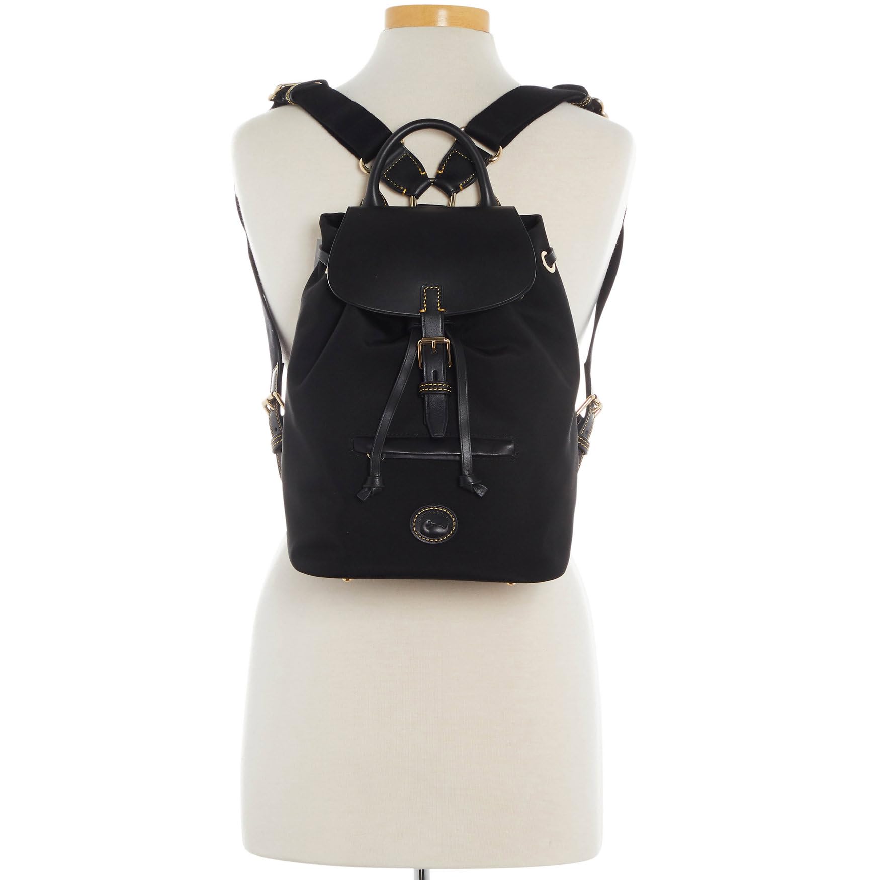 Dooney & Bourke Small Allie Backpack - Stylish Nylon Handbag for Women, Black | Perfect for Work, Travel & Everyday Use