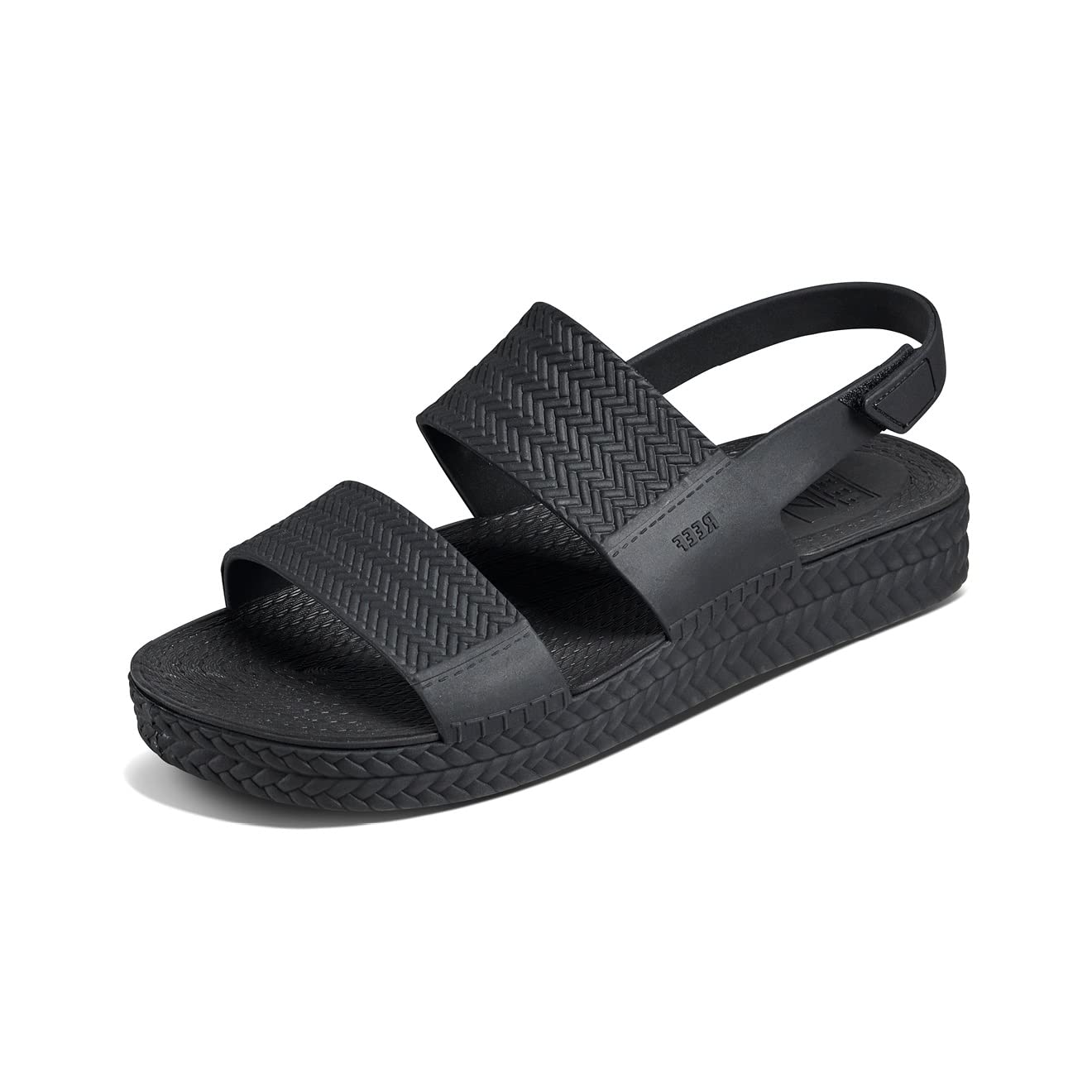 **REEF Water Vista Women's Platform Sandals - Adjustable Velcro Strap, Water-Friendly & Comfortable - Perfect for Beach, Pool, and Summer Outdoor Activities**