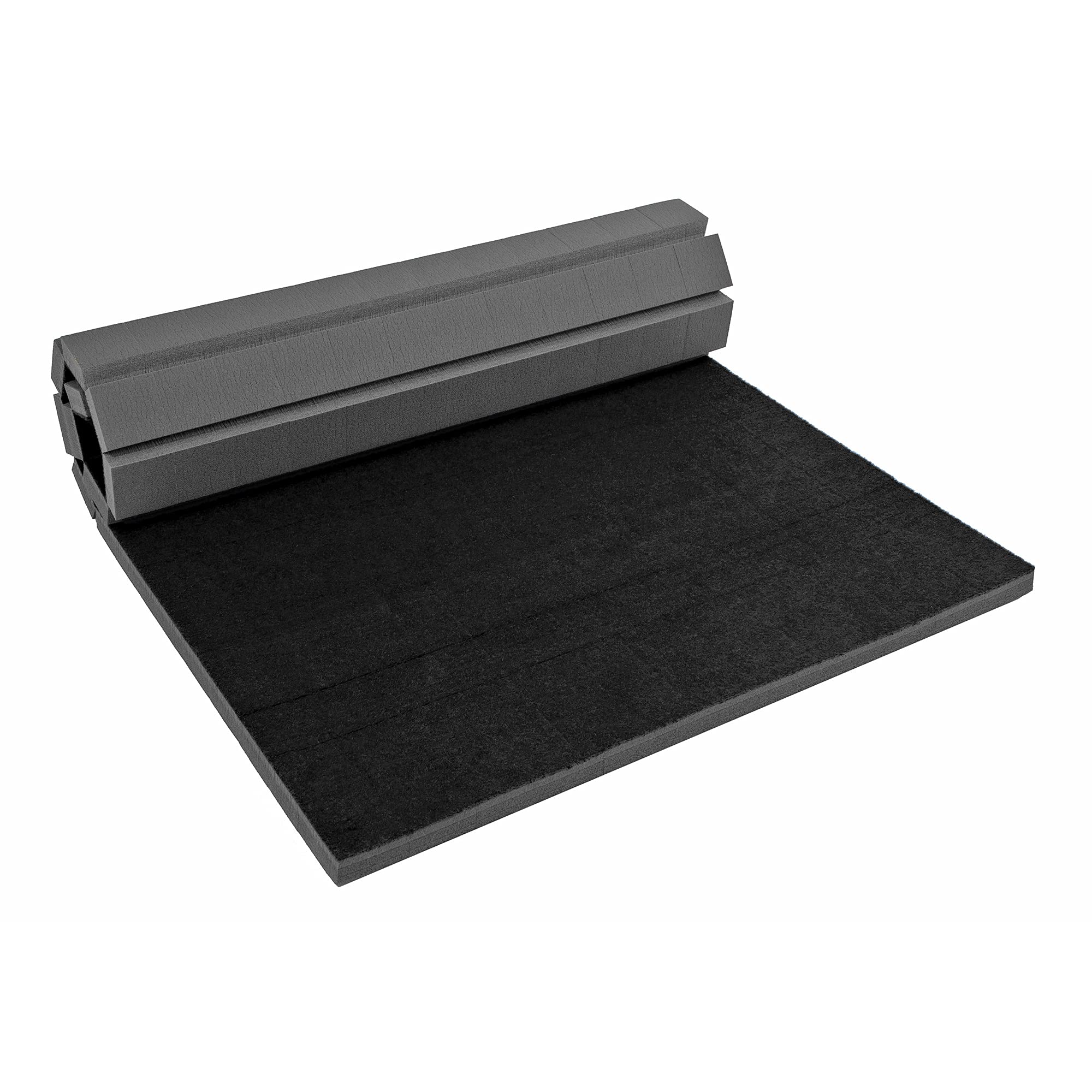 IncStores Cheer Mat - Non-Slip Rollout Gymnastics Mat with Grippy Gym Carpet Top | Portable Cheerleading & Home Workout Mat for Yoga, Tumbling & Fitness Training | Perfect for Home Gym, Dance Practice & Kids Play Area