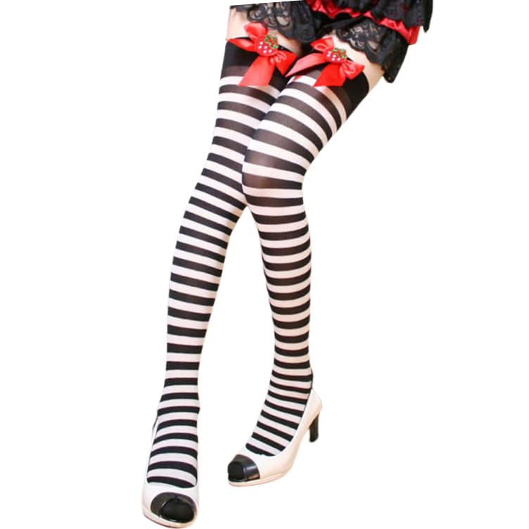 Benefeet Women's Thigh High Argyle Socks - Fun Striped Knee-High Stockings for Dress Up & Costumes