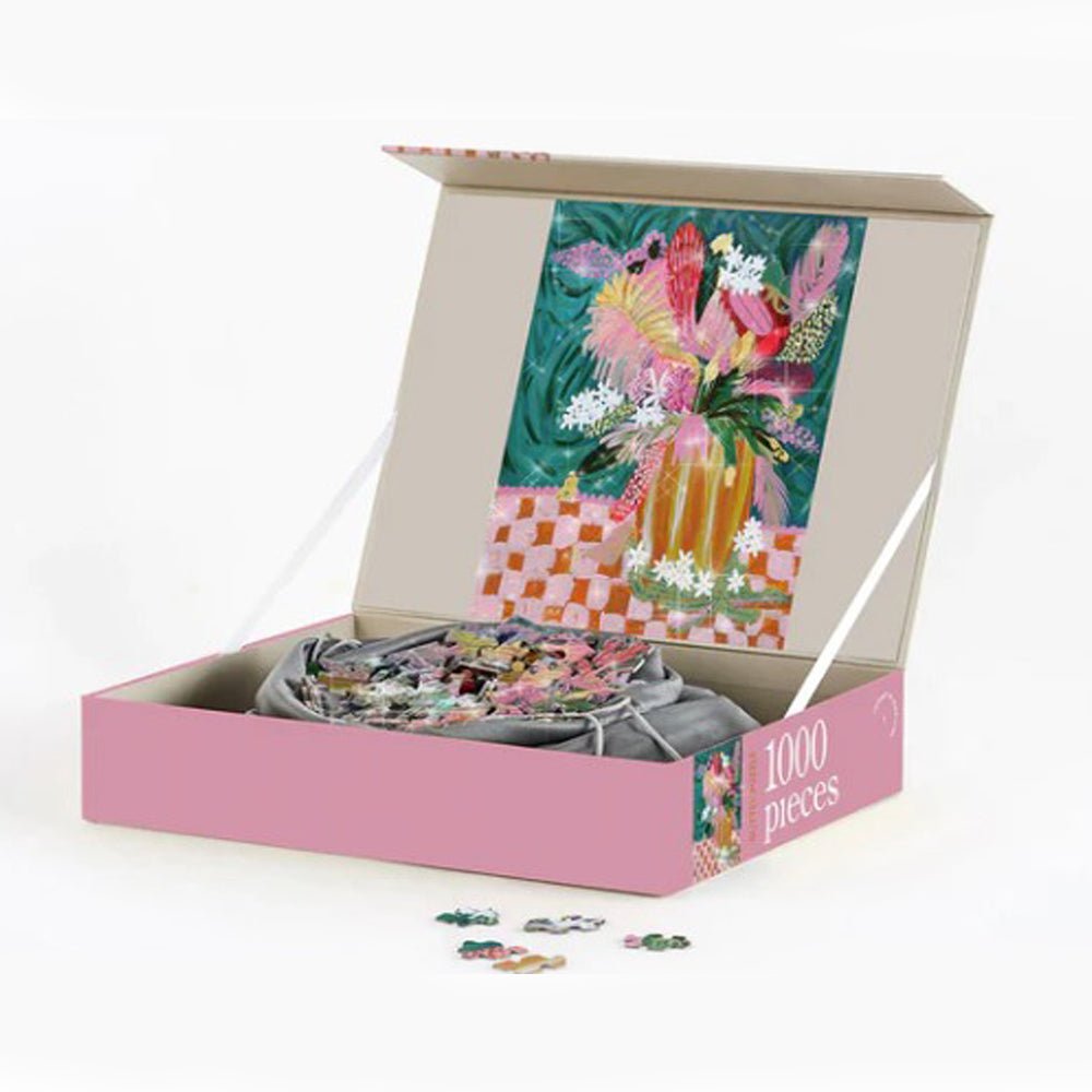 1000 Piece Jigsaw Puzzle - Golden Urn Design - Fun & Challenging Activity for Adults & Families - Perfect for Relaxation, Gifts & Home Decor