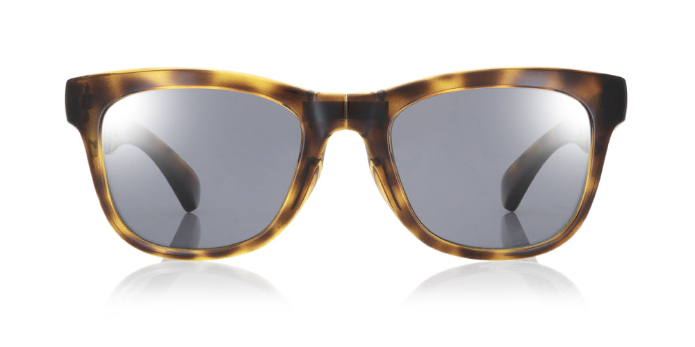 JINS x Snow Peak Folding Sunglasses 013 83 - Lightweight Polarized Sunglasses for Outdoor Activities, Hiking, and Travel