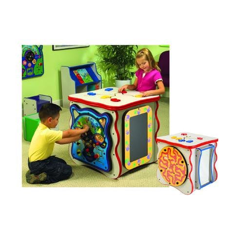 Exploration Island 5-Sided Play Cube - Kids Activity Toy for Indoor & Outdoor Play, Learning & Fun - Perfect for Playrooms, Daycares & Backyards