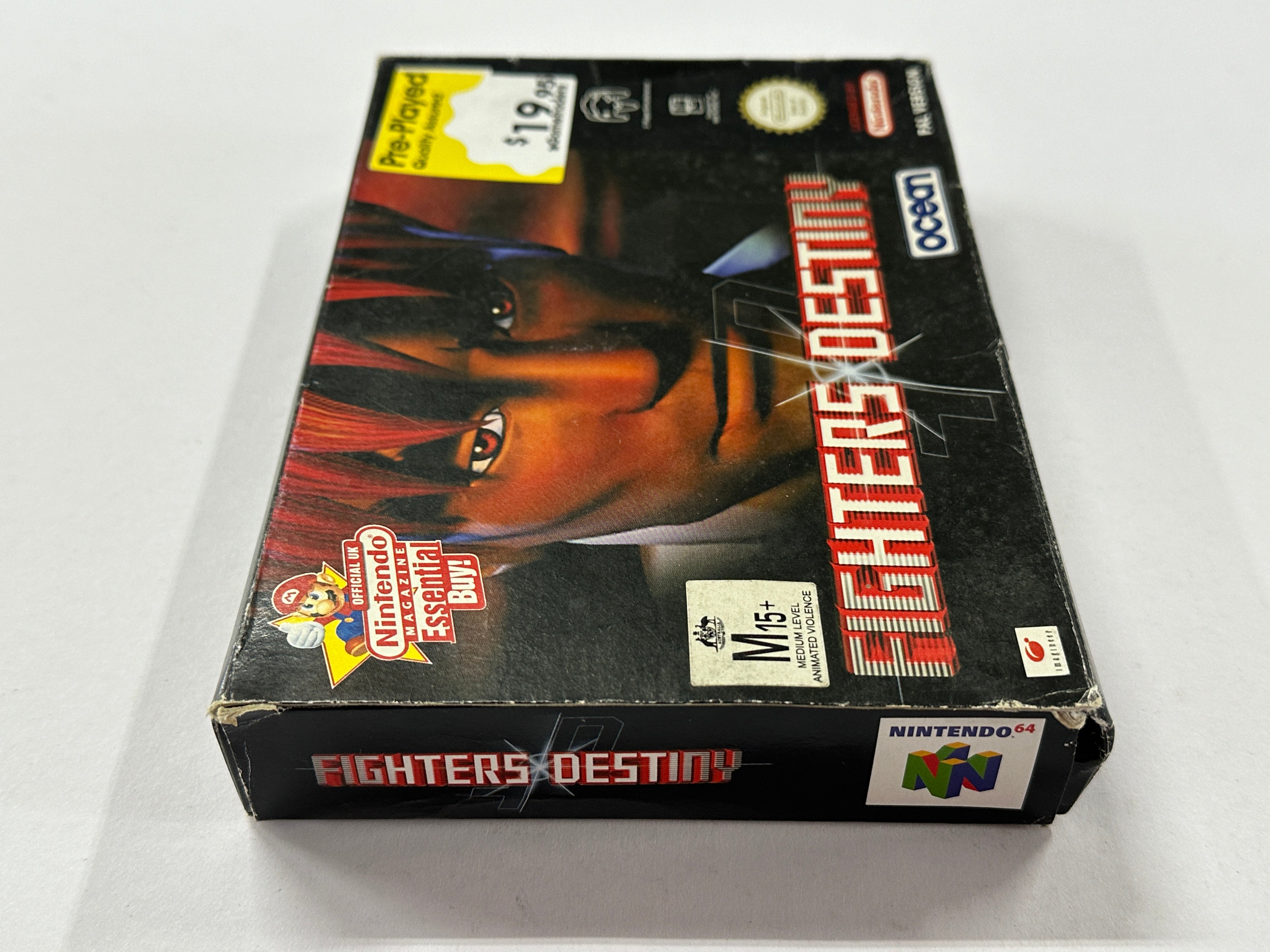 Fighters Destiny Complete In Box - Nintendo N64 Fighting Game - Retro Video Game for Collectors - Perfect for Gaming Parties & Nostalgic Play