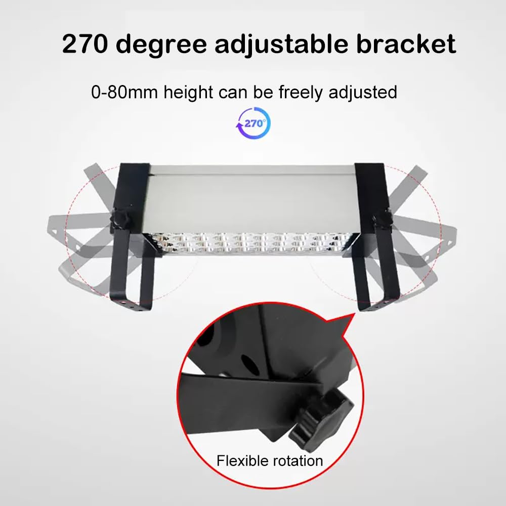 60W 395Nm UV Resin Curing Lamp - Portable LED Air-Cooled High-Power UV Light for 3D Printing, Resin Shadowless Glue, LCD Screen Curing | Perfect for DIY Crafts, Jewelry Making & 3D Model Fixing