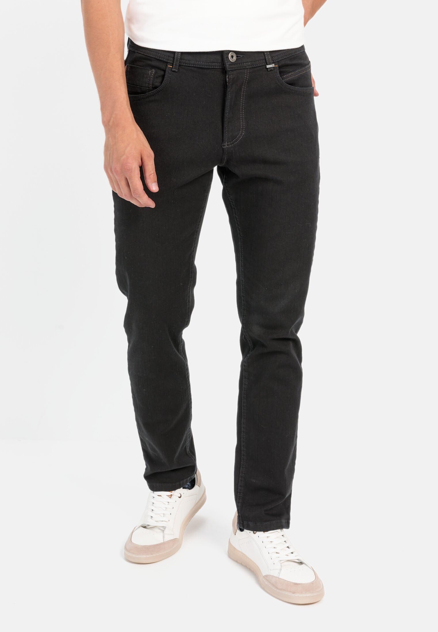 Camel Active Men's Straight Fit Denim Jeans - Classic Comfort for Casual Wear & Everyday Style