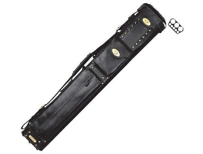 Instroke Cowboy 3x5 Leather Billiard Cue Case - Premium Pool Cue Holder for Professional & Home Use