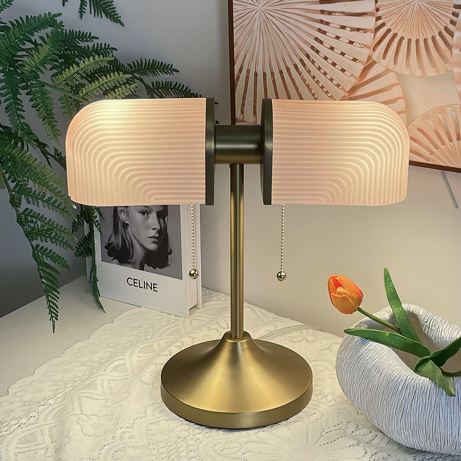 Modern Ashby Table Lamp - Adjustable LED Desk Light with USB Port for Home Office, Bedroom & Living Room - Perfect for Reading, Working & Decor