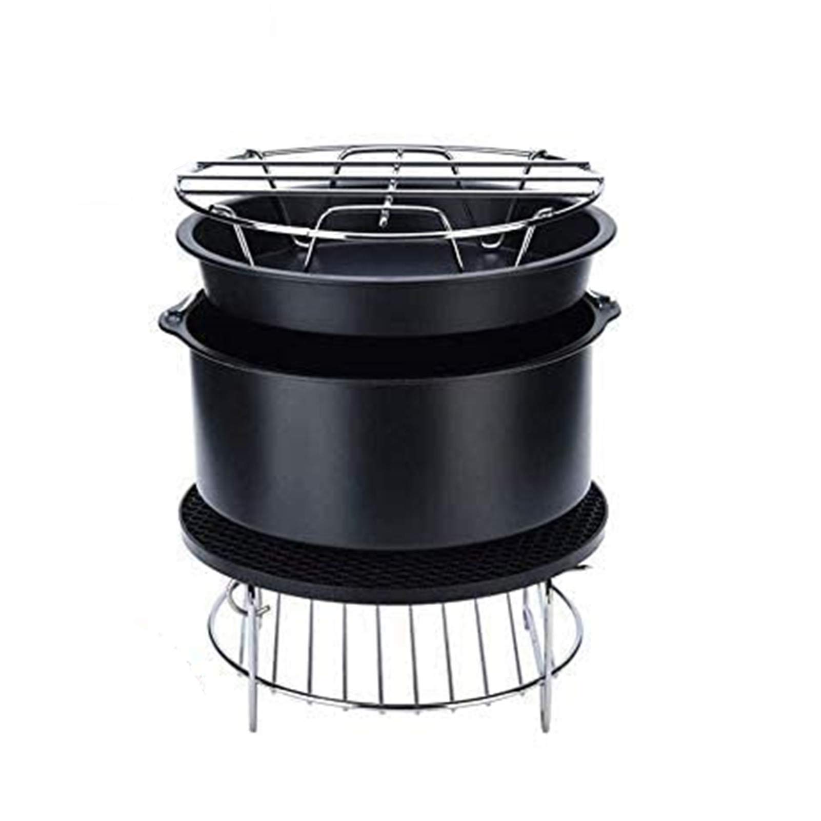Cocoarm 5-Piece Air Fryer Accessories Kit Compatible with Gowise & Cozyna - Fits 3.7QT to 5.8QT Air Fryers - Perfect for Baking, Roasting & Frying - Ideal for Family Cooking & Healthy Meals