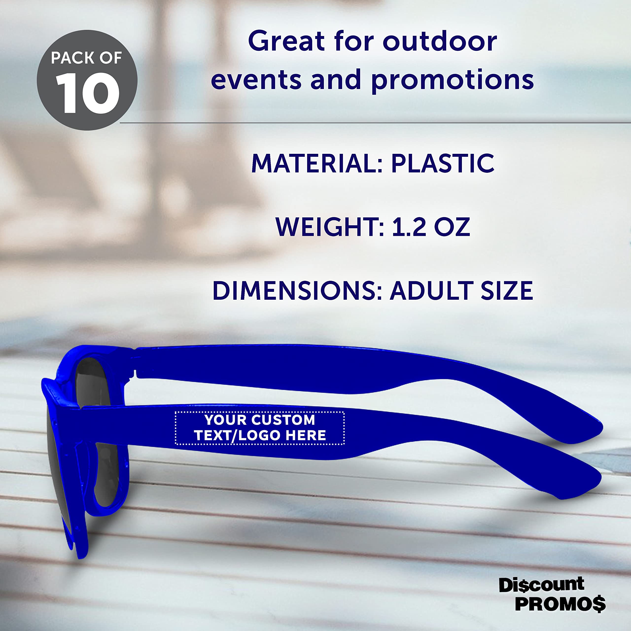 Trendy Plastic Tahiti Sunglasses - Classic Style UV Protection Shades for Men & Women | Perfect for Beach, Driving & Outdoor Activities