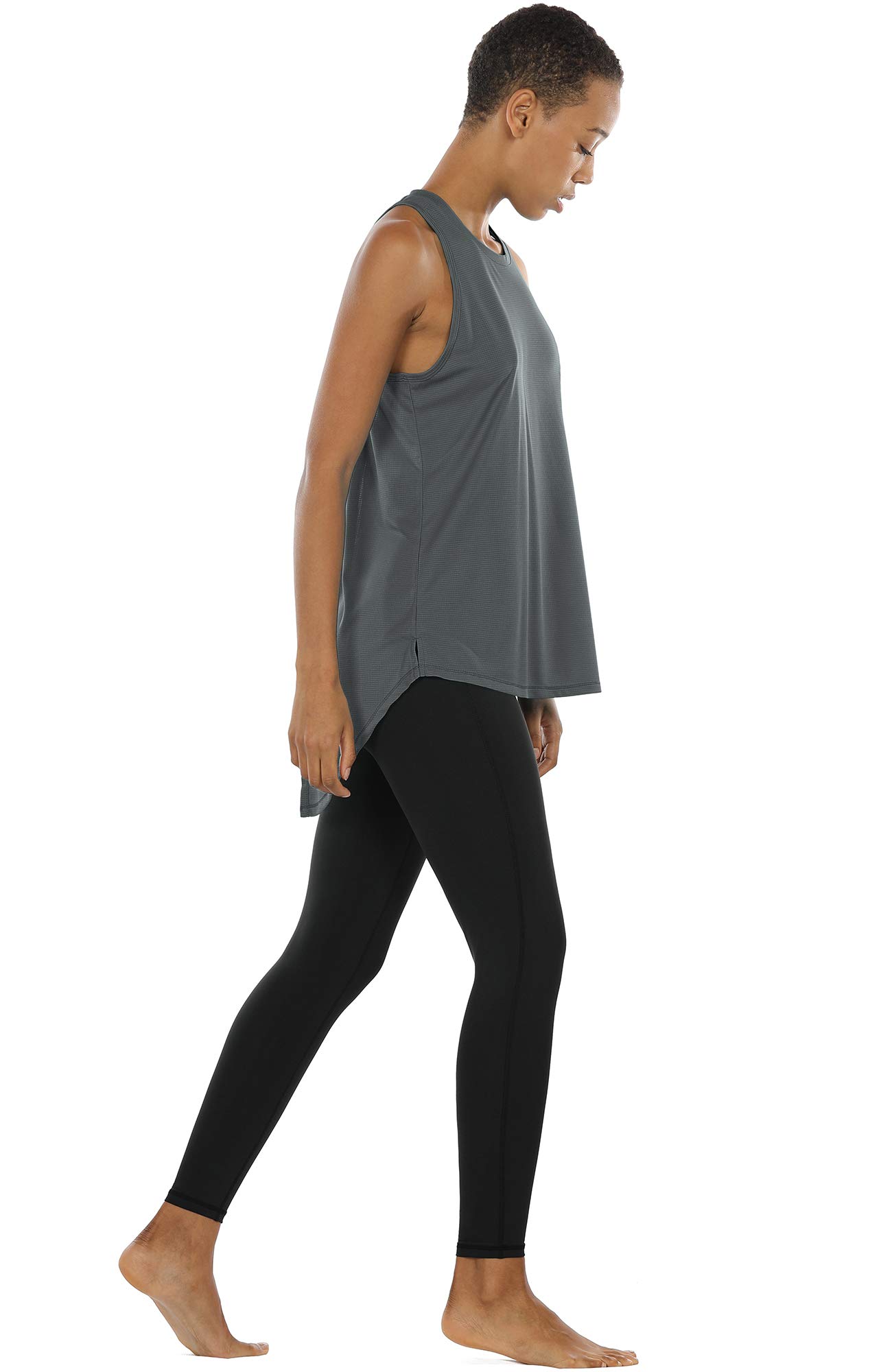 icyzone Open Back Workout Tank Top for Women - Breathable Athletic Yoga Shirt, Activewear Exercise Top - Perfect for Gym, Yoga & Running